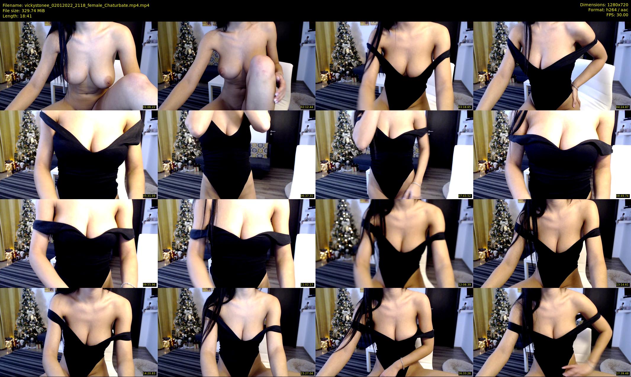 vickystonee — 19 minute Chaturbate female cam show recording, 720p, Jan 2, 2022
