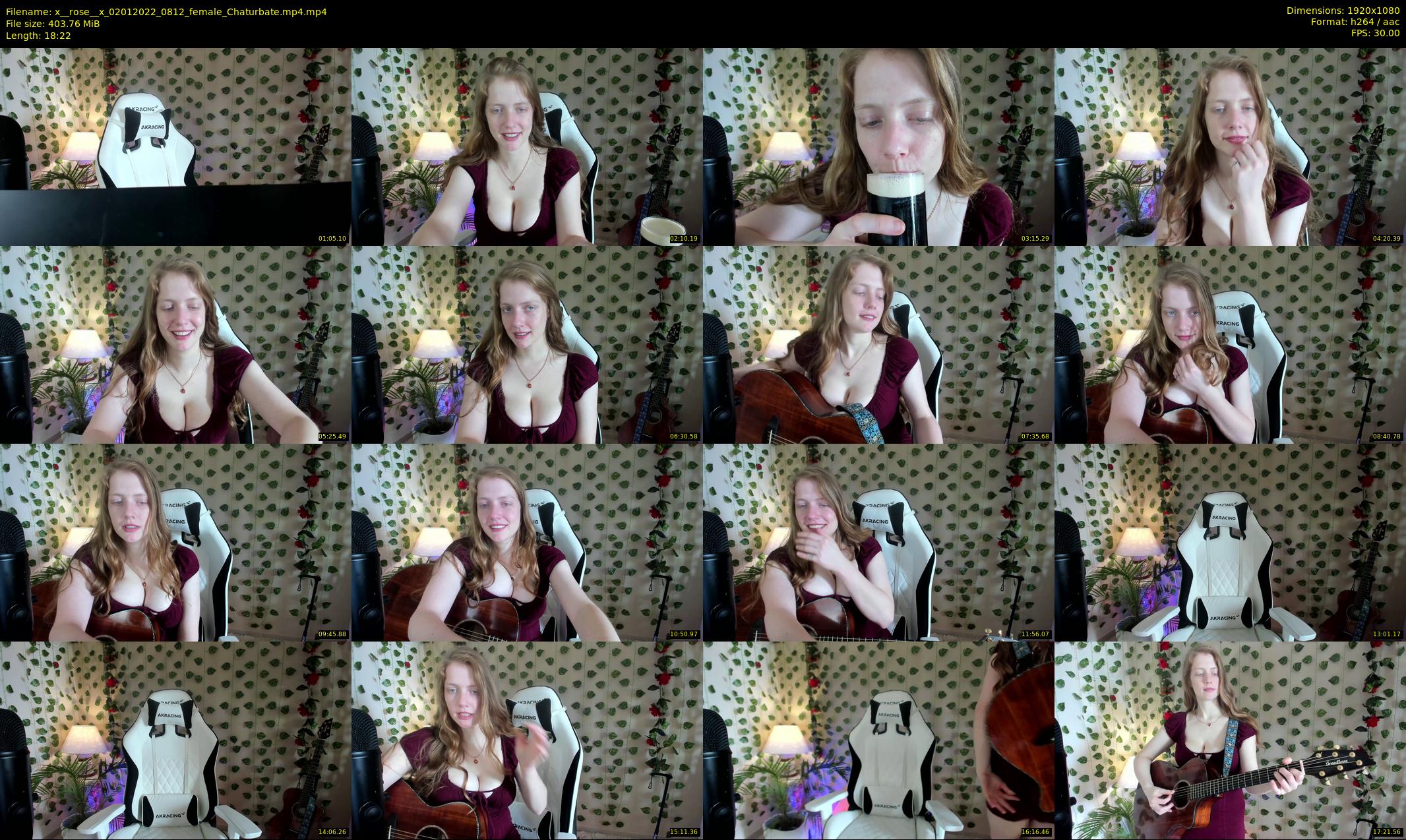 x__rose__x — 19 minute Chaturbate female cam show recording, 1080p, Jan 2, 2022