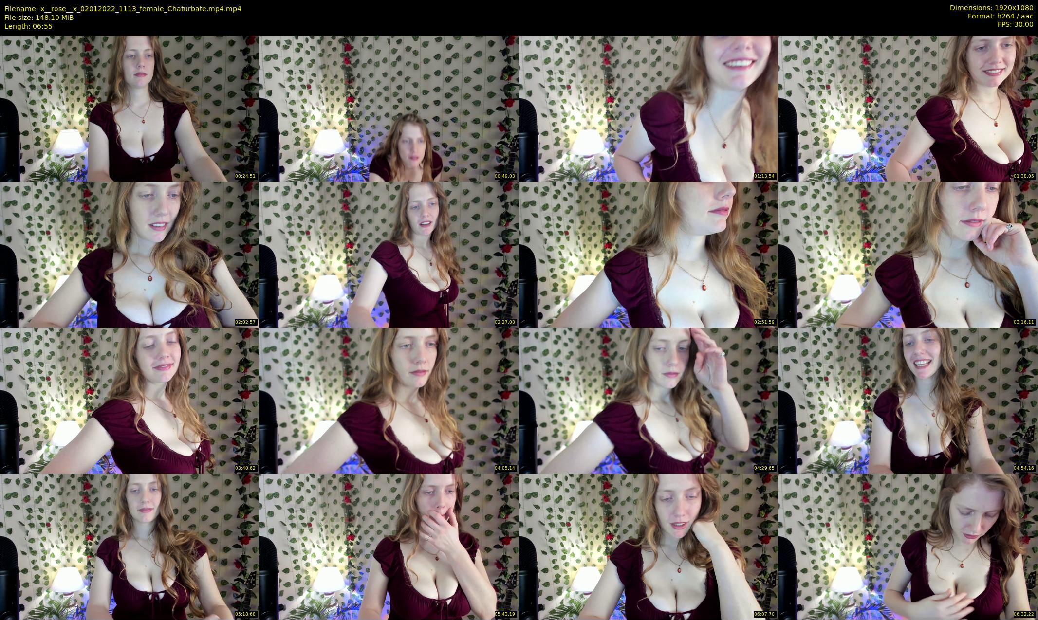 x__rose__x — 7 minute Chaturbate female cam show recording, 1080p, Jan 2, 2022