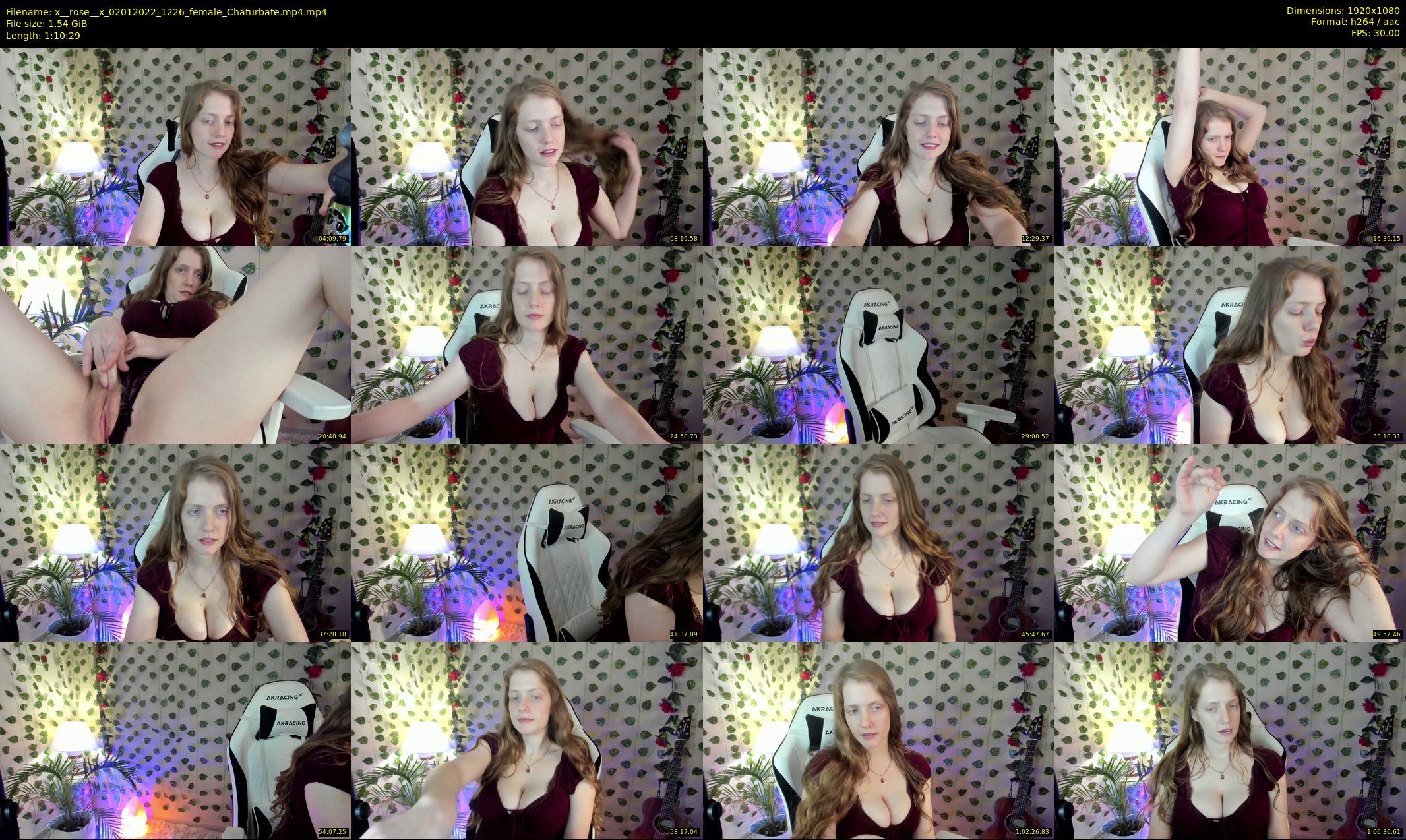 x__rose__x — 71 minute Chaturbate female cam show recording, 1080p, Jan 2, 2022
