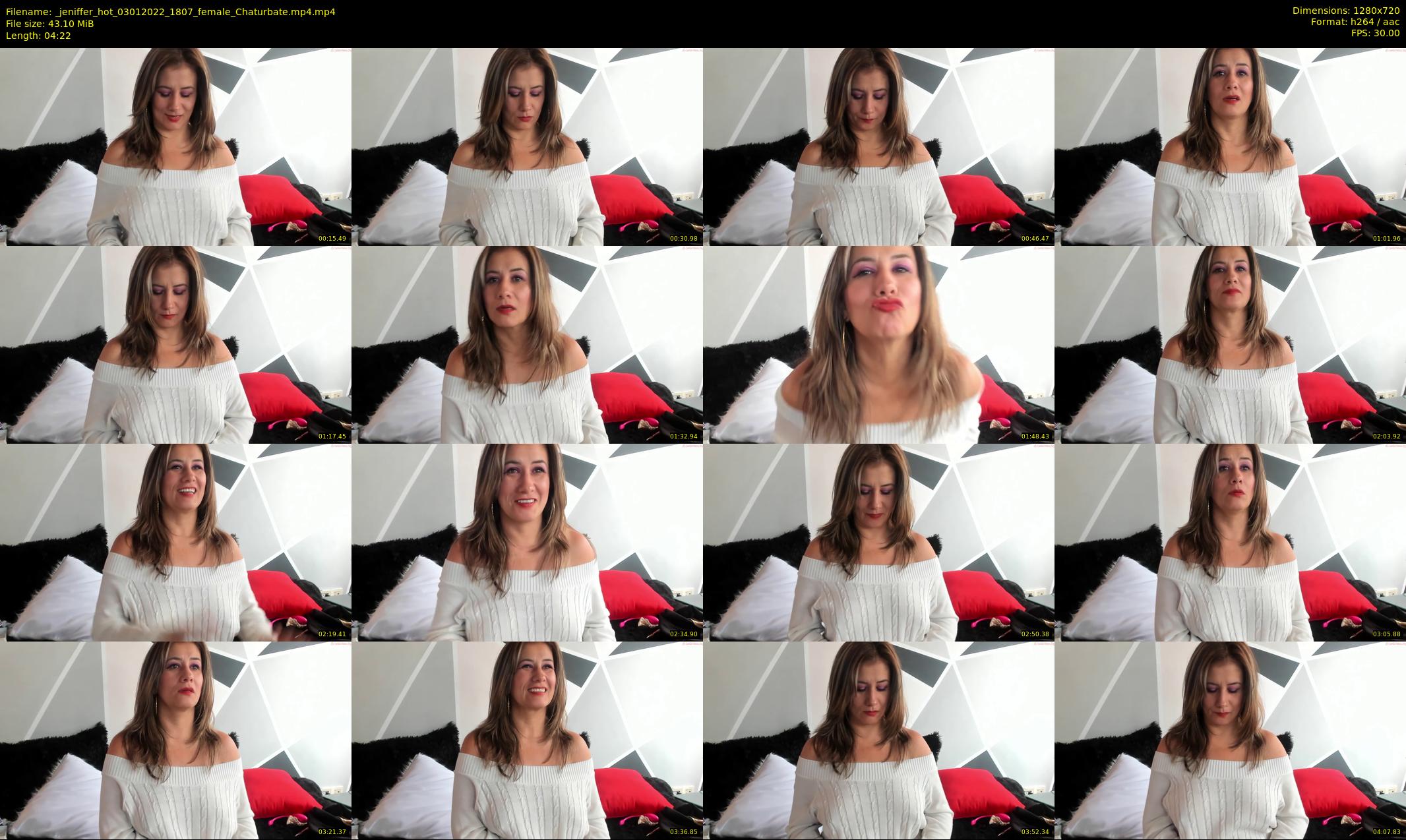 _jeniffer_hot — 5 minute Chaturbate female cam show recording, 720p, Jan 3, 2022