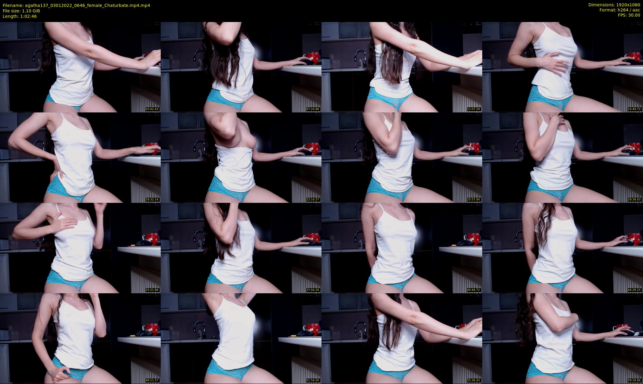 agatha137 — 63 minute Chaturbate female cam show recording, 1080p, Jan 3, 2022