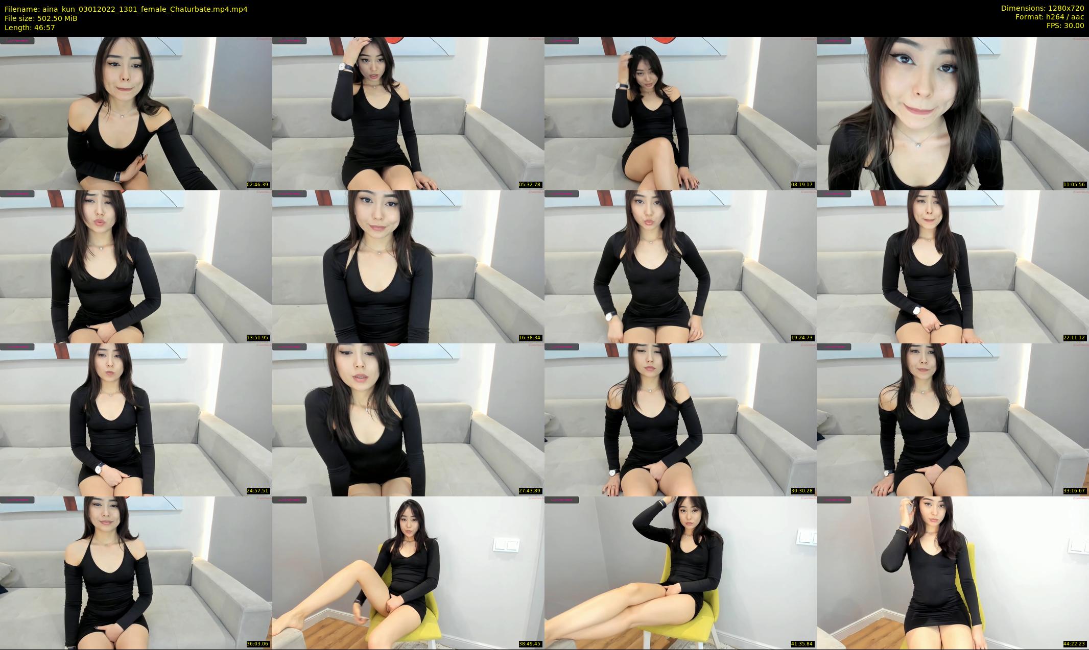 aina_kun — 47 minute Chaturbate female cam show recording, 720p, Jan 3, 2022