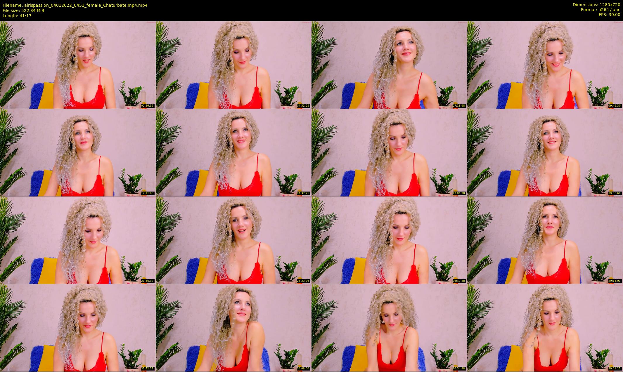 airispassion — 42 minute Chaturbate female cam show recording, 720p, Jan 4, 2022