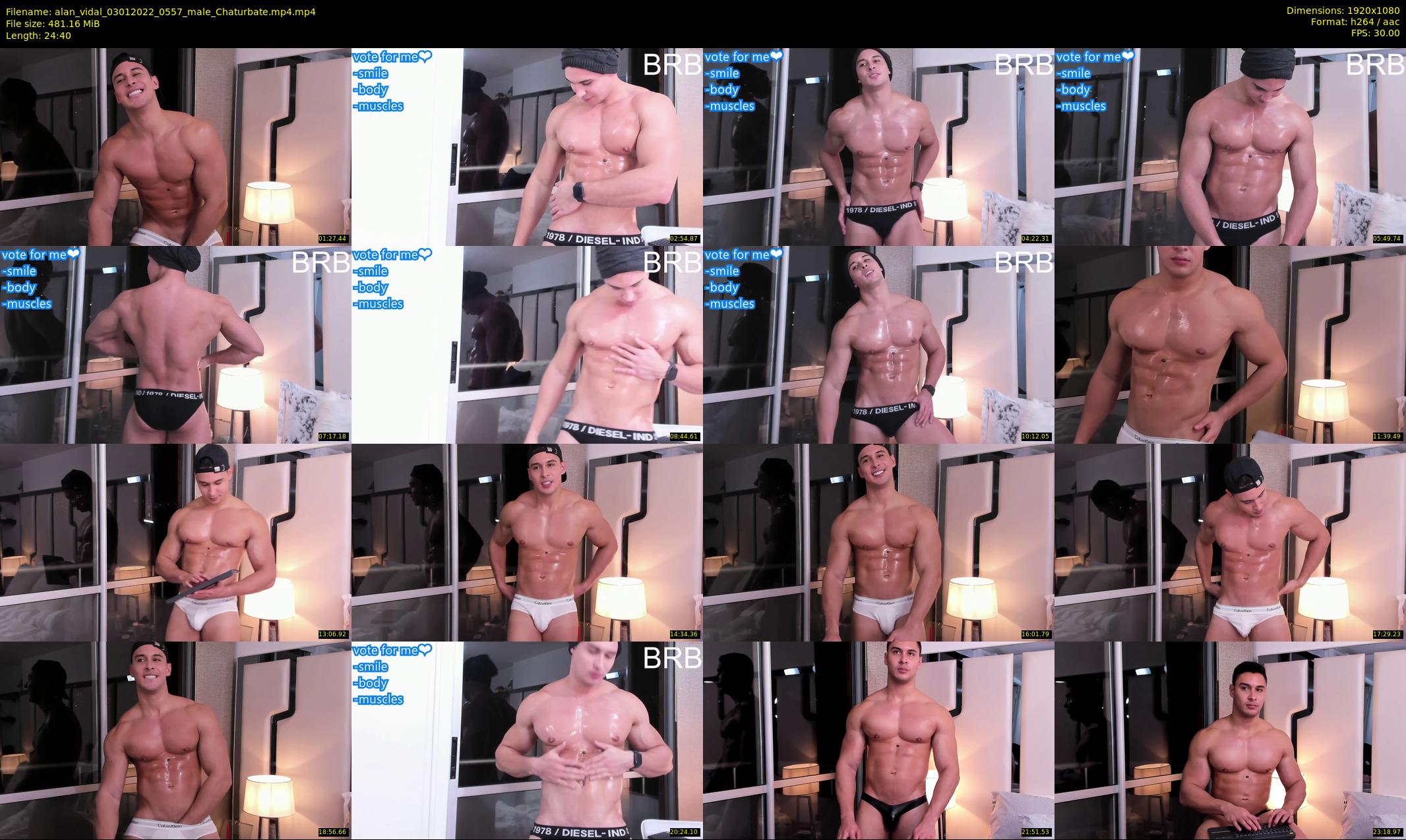 alan_vidal — 25 minute Chaturbate male cam show recording, 1080p, Jan 3, 2022