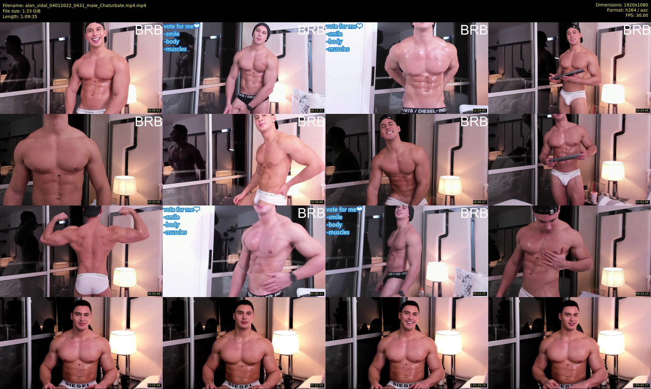alan_vidal — 70 minute Chaturbate male cam show recording, 1080p, Jan 4, 2022