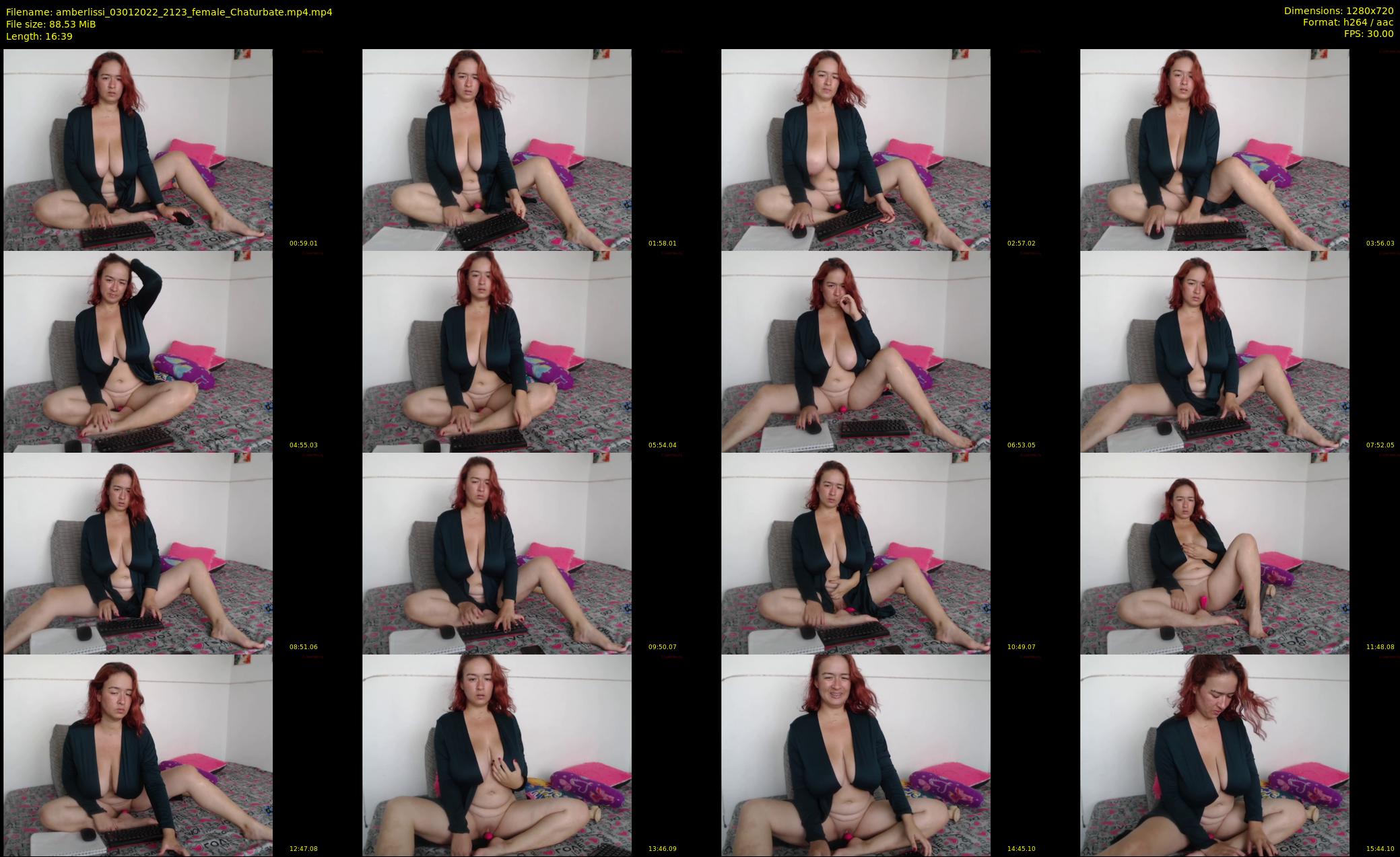 amberlissi — 17 minute Chaturbate female cam show recording, 720p, Jan 3, 2022