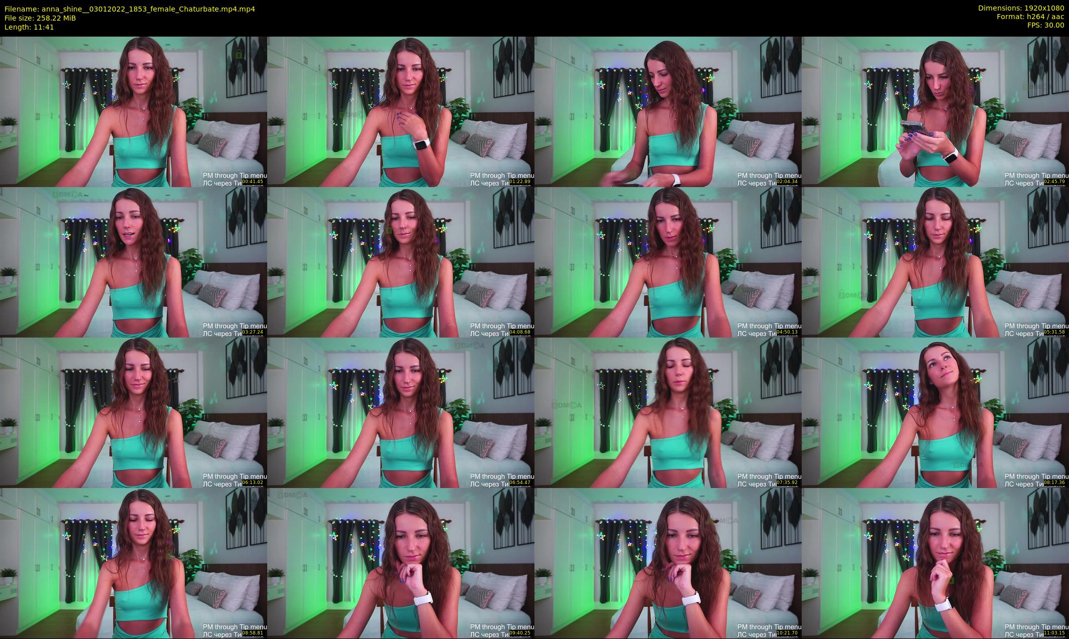 anna_shine_ — 12 minute Chaturbate female cam show recording, 1080p, Jan 3, 2022