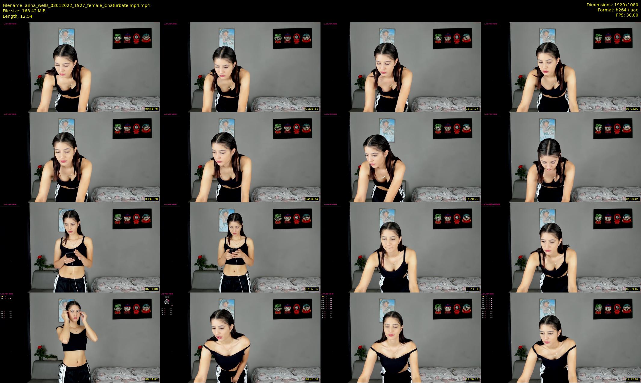 anna_wells — 13 minute Chaturbate female cam show recording, 1080p, Jan 3, 2022