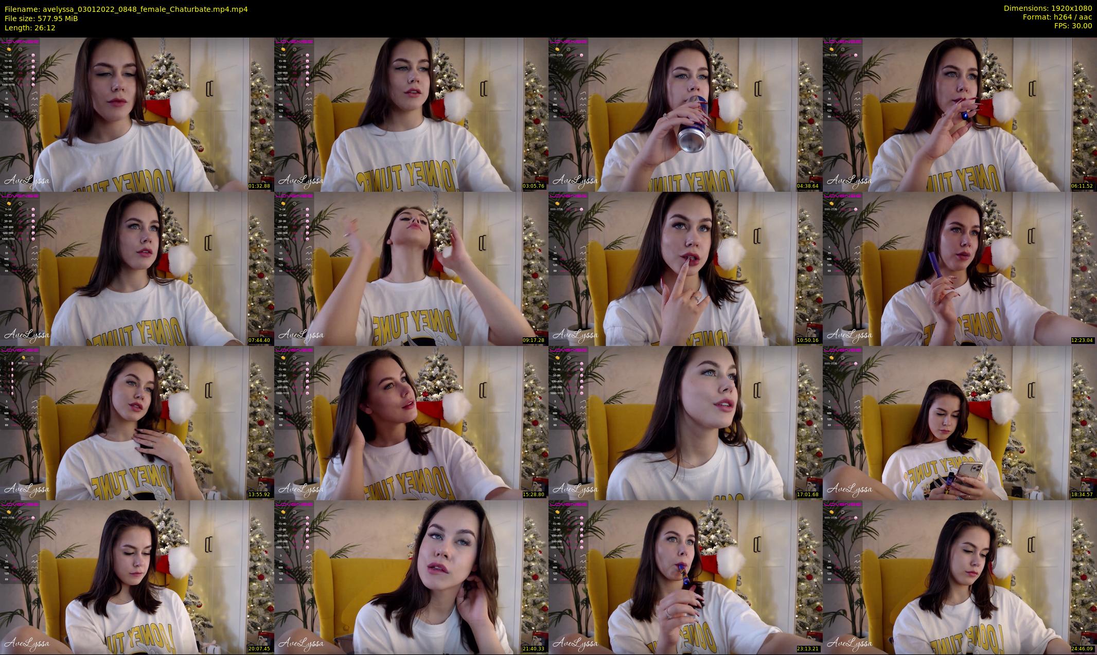 avelyssa — 27 minute Chaturbate female cam show recording, 1080p, Jan 3, 2022