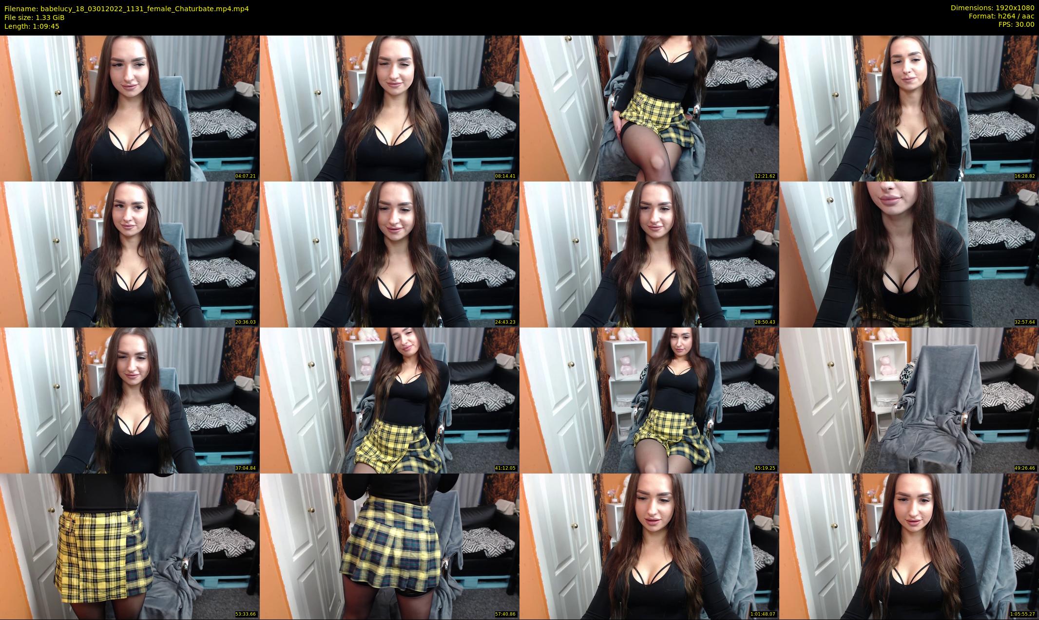 babelucy_18 — 70 minute Chaturbate female cam show recording, 1080p, Jan 3, 2022