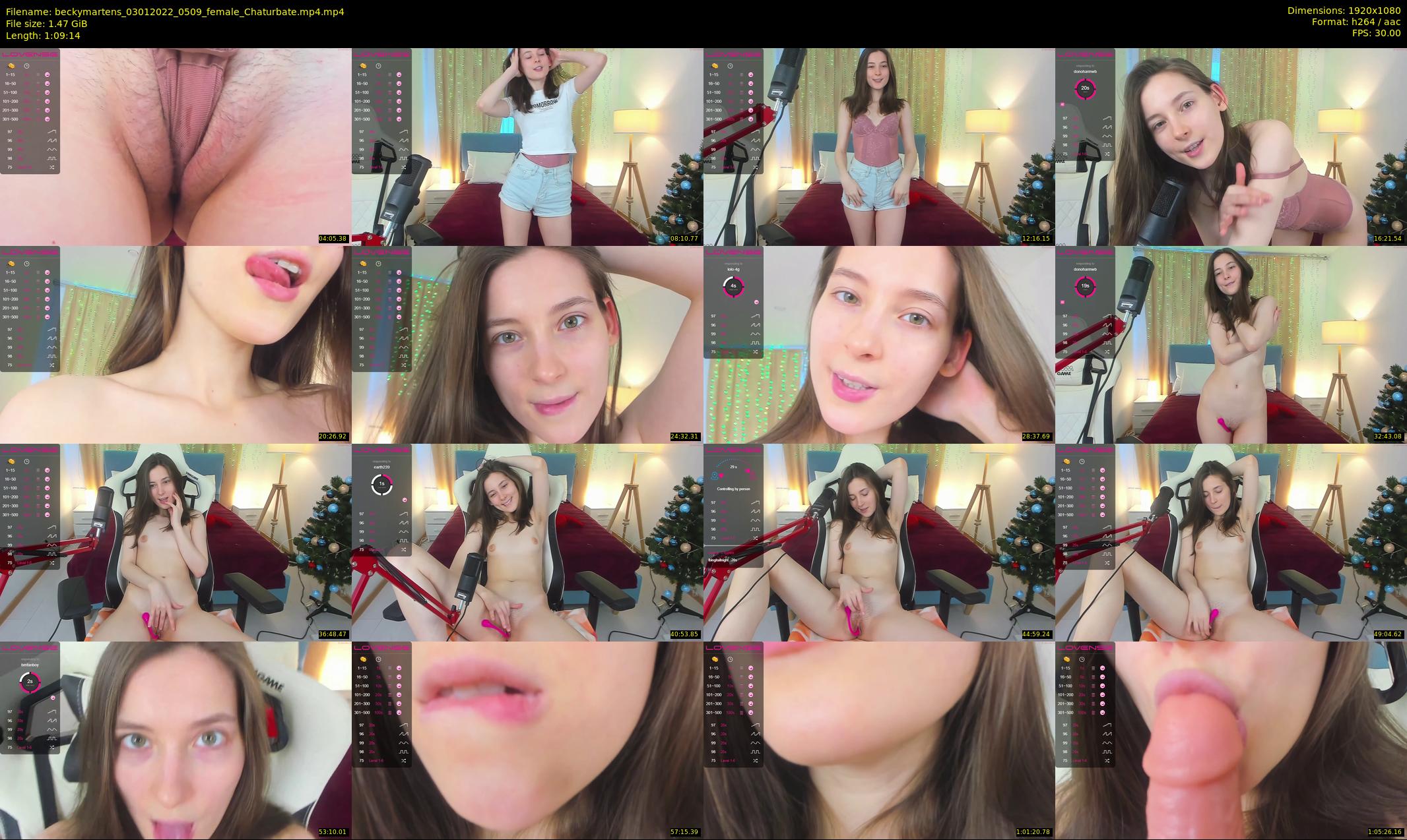 beckymartens — 70 minute Chaturbate female cam show recording, 1080p, Jan 3, 2022