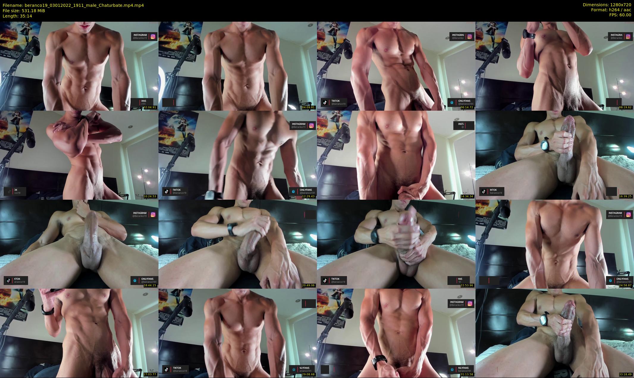 beranco19 — 36 minute Chaturbate male cam show recording, 720p, Jan 3, 2022