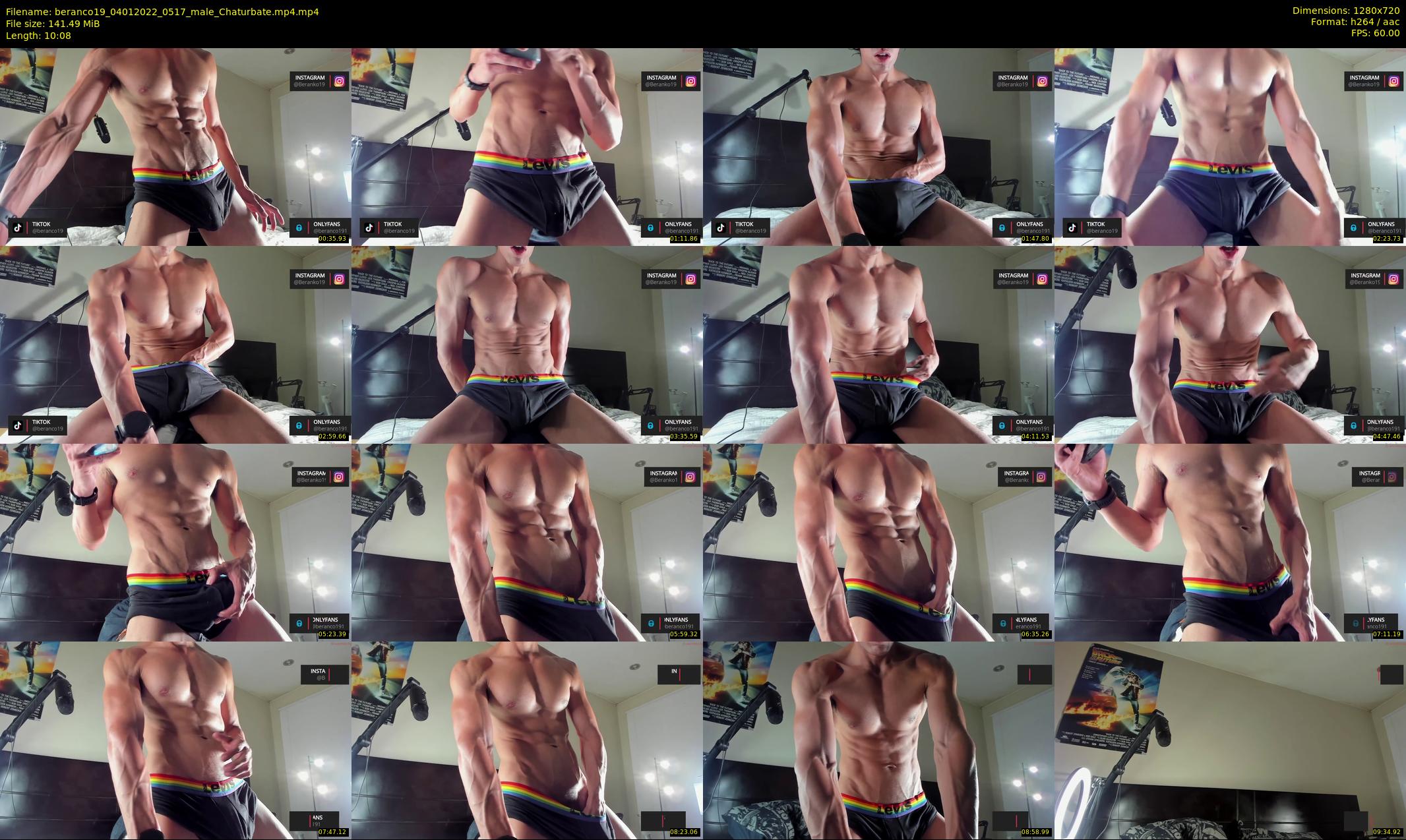 beranco19 — 11 minute Chaturbate male cam show recording, 720p, Jan 4, 2022