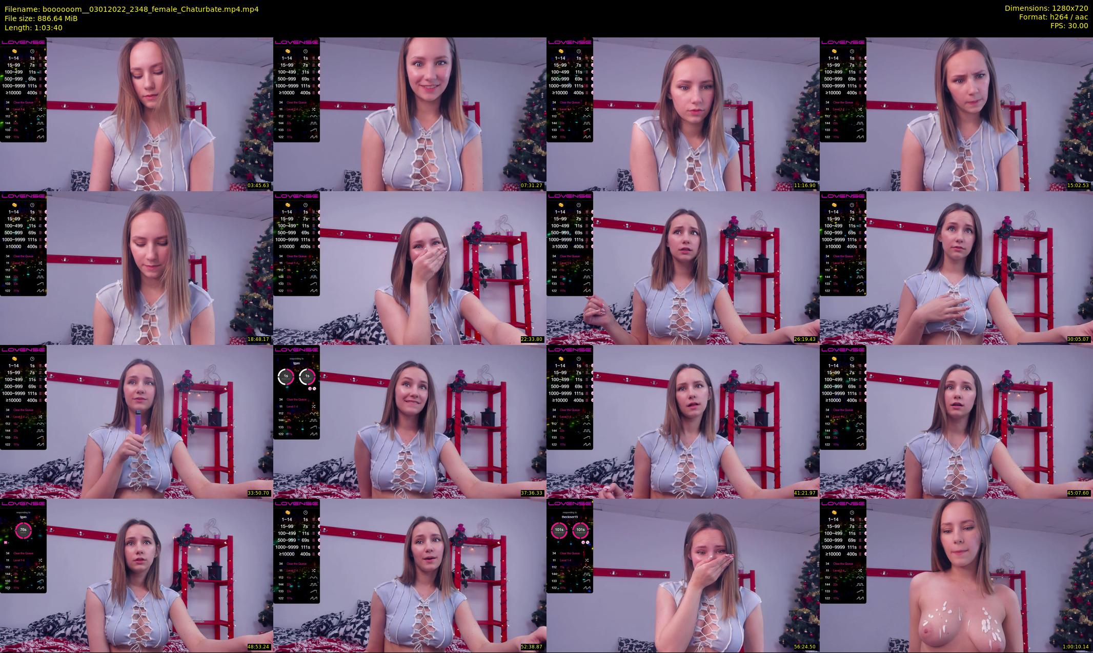 boooooom_ — 64 minute Chaturbate female cam show recording, 720p, Jan 3, 2022