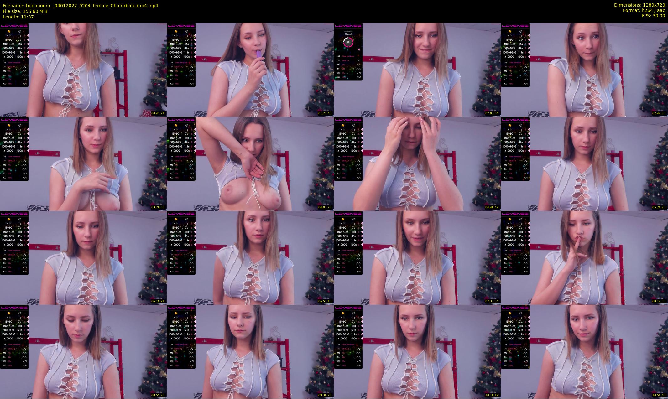 boooooom_ — 12 minute Chaturbate female cam show recording, 720p, Jan 4, 2022