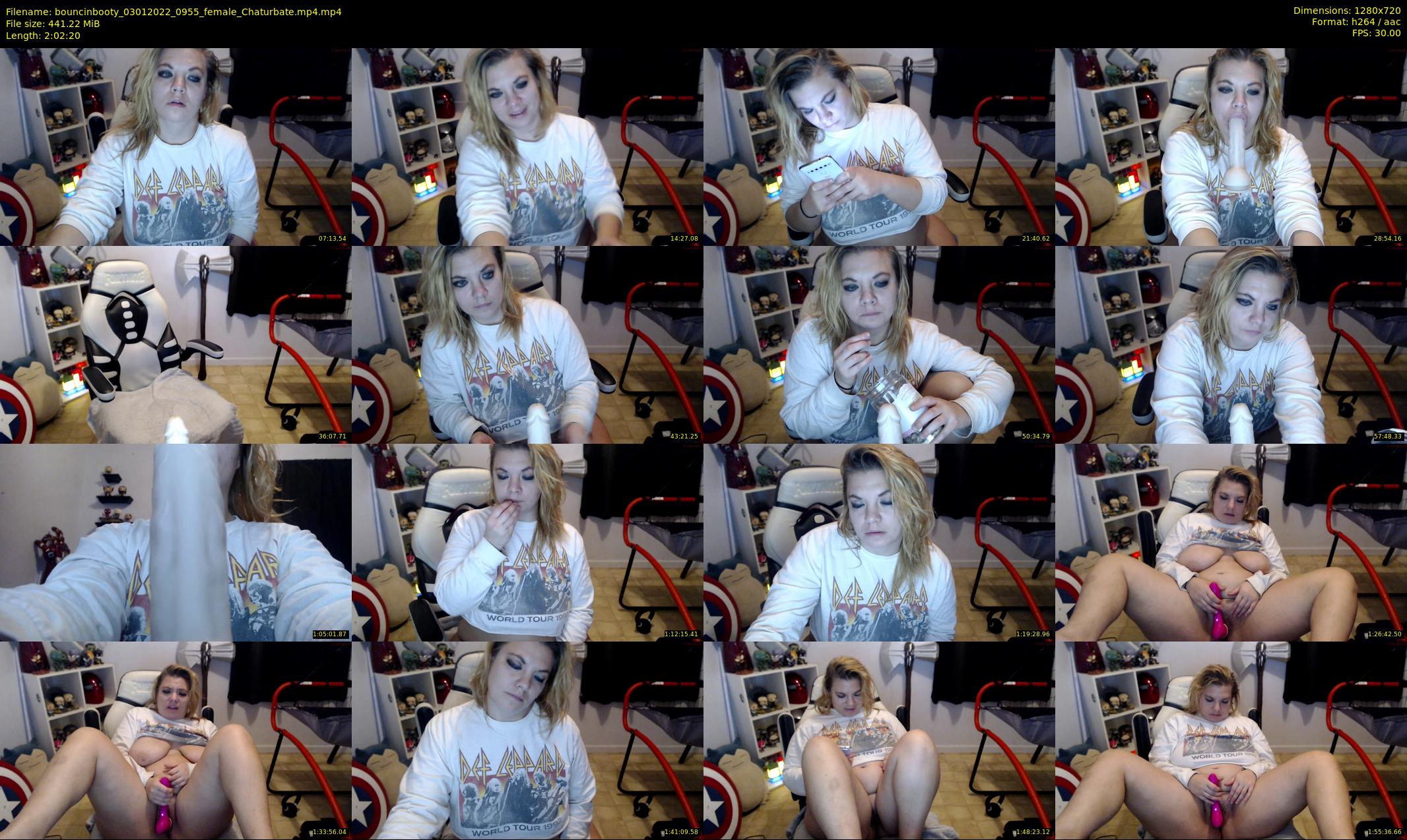 bouncinbooty — 123 minute Chaturbate female cam show recording, 720p, Jan 3, 2022