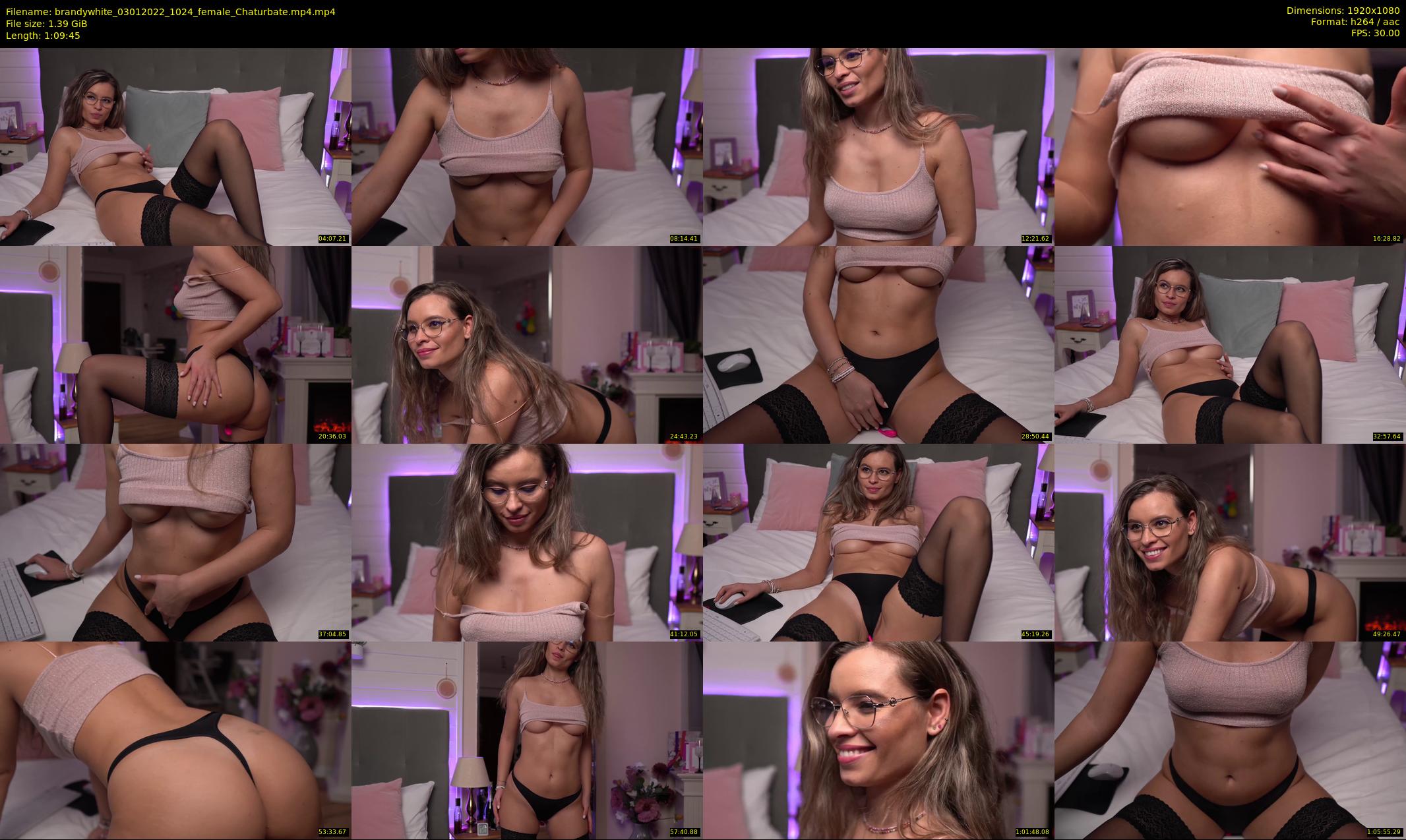 brandywhite — 70 minute Chaturbate female cam show recording, 1080p, Jan 3, 2022