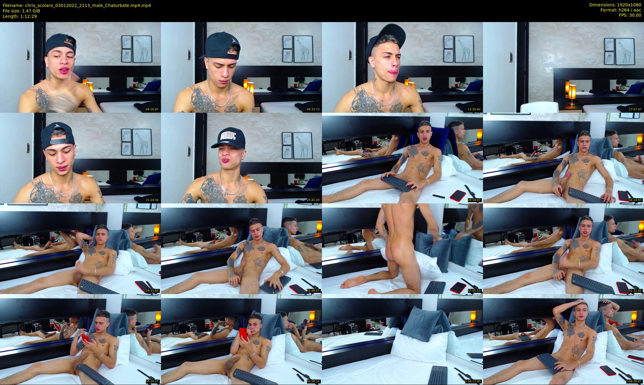 chris_scolaro — 73 minute Chaturbate male cam show recording, 1080p, Jan 3, 2022