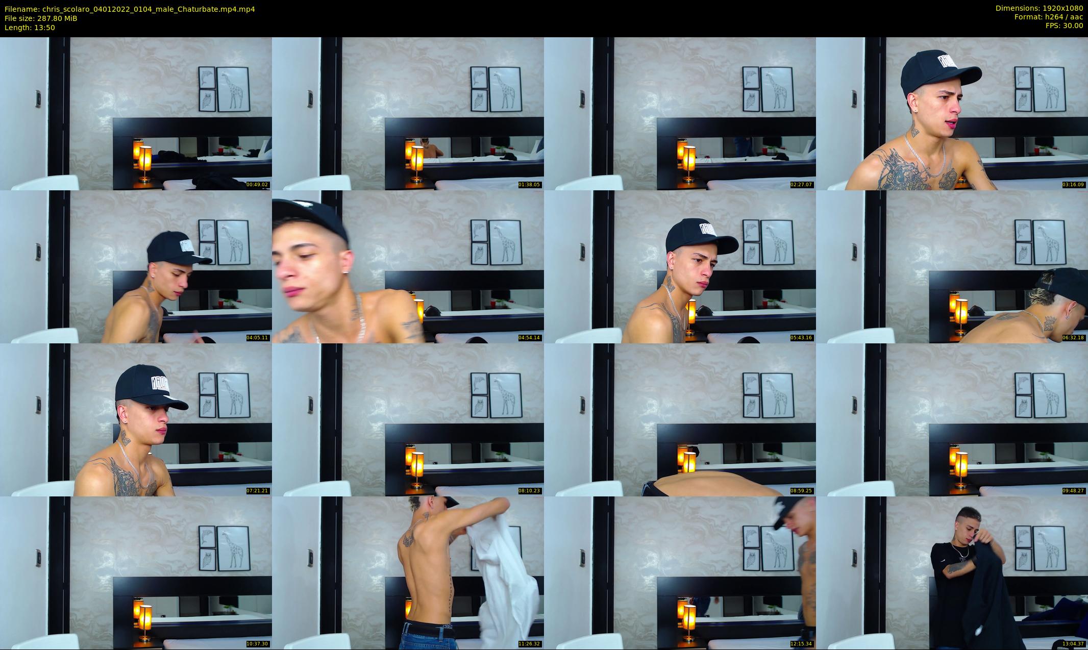 chris_scolaro — 14 minute Chaturbate male cam show recording, 1080p, Jan 4, 2022