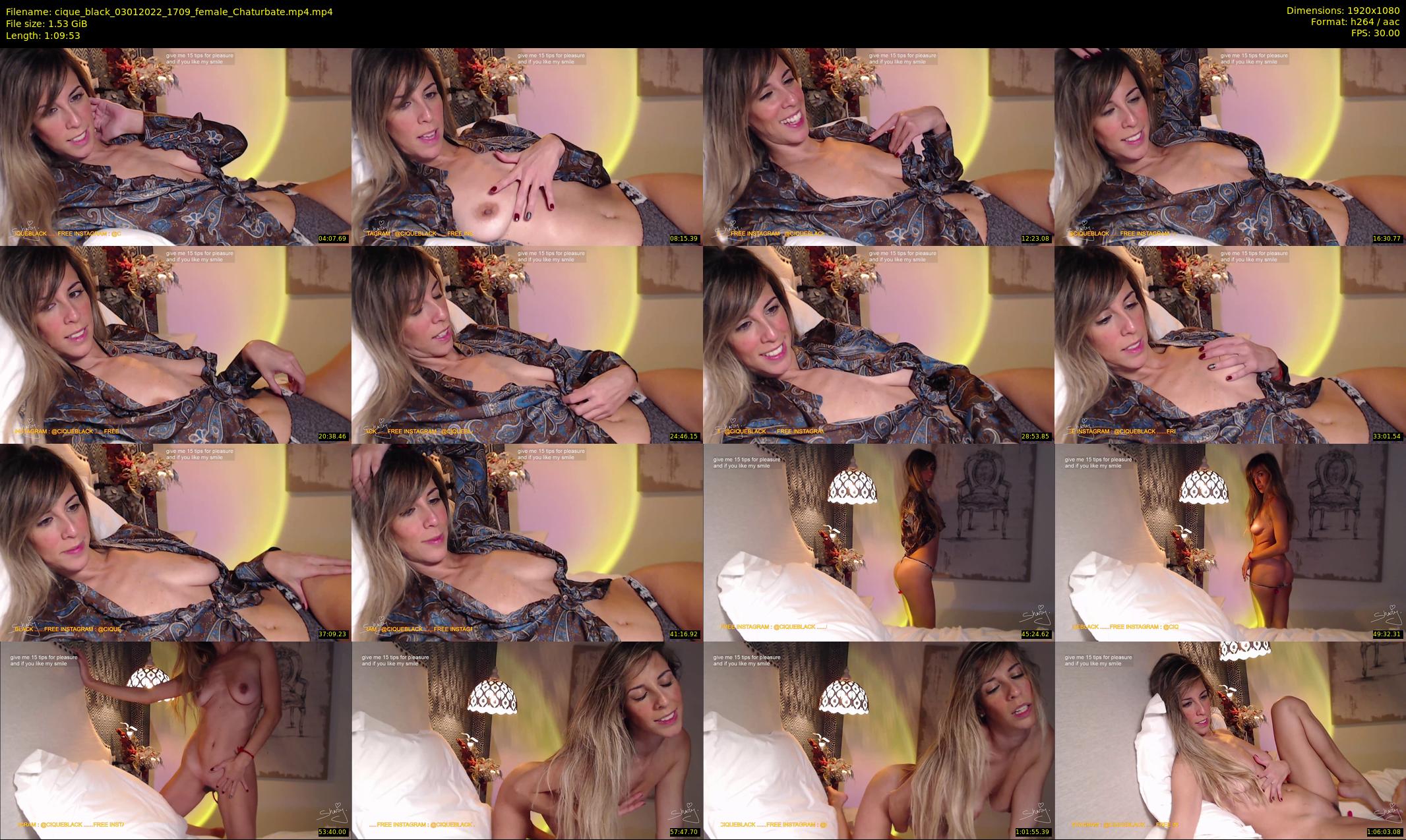 cique_black — 70 minute Chaturbate female cam show recording, 1080p, Jan 3, 2022