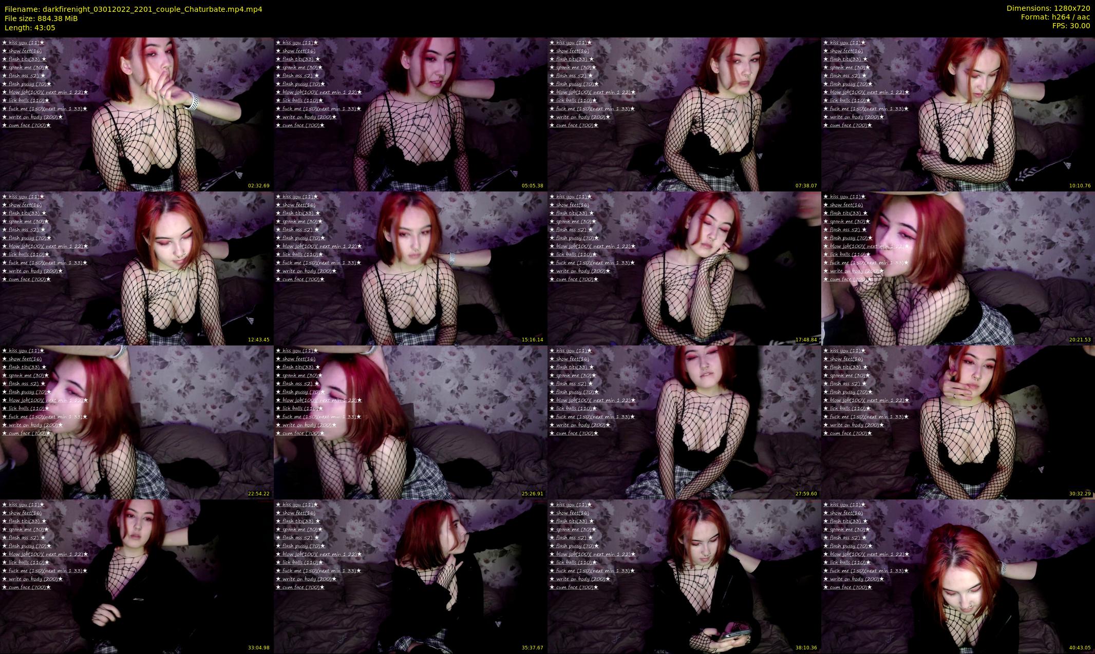 darkfirenight — 44 minute Chaturbate couple cam show recording, 720p, Jan 3, 2022