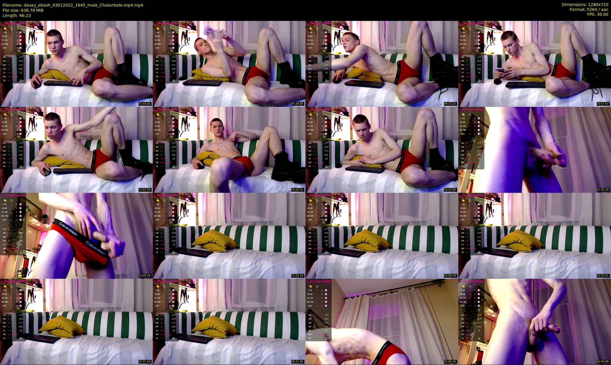 davey_ebash — 47 minute Chaturbate male cam show recording, 720p, Jan 3, 2022