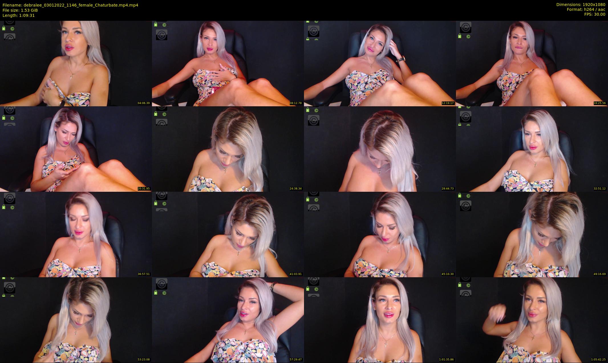 debralee — 70 minute Chaturbate female cam show recording, 1080p, Jan 3, 2022