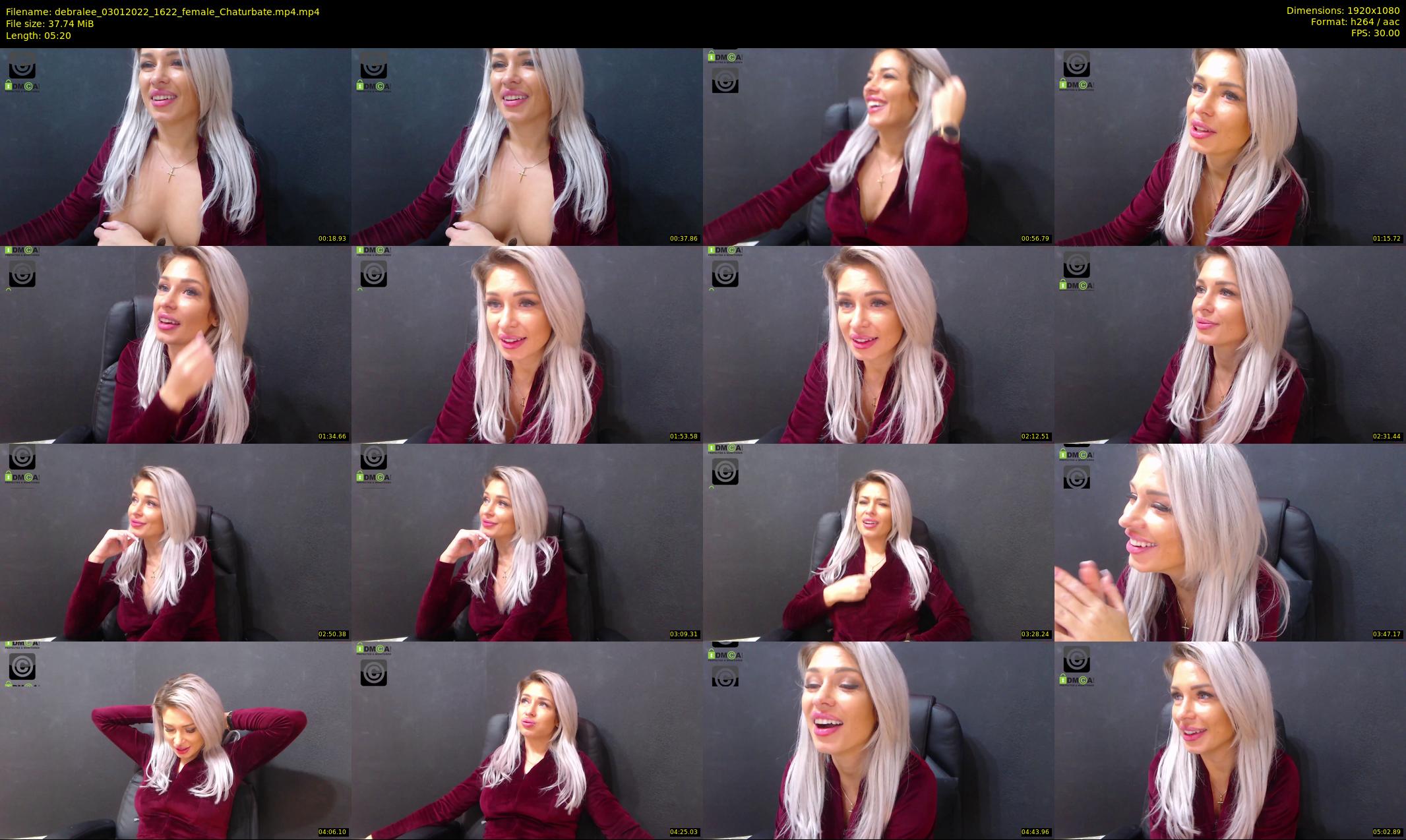 debralee — 6 minute Chaturbate female cam show recording, 1080p, Jan 3, 2022