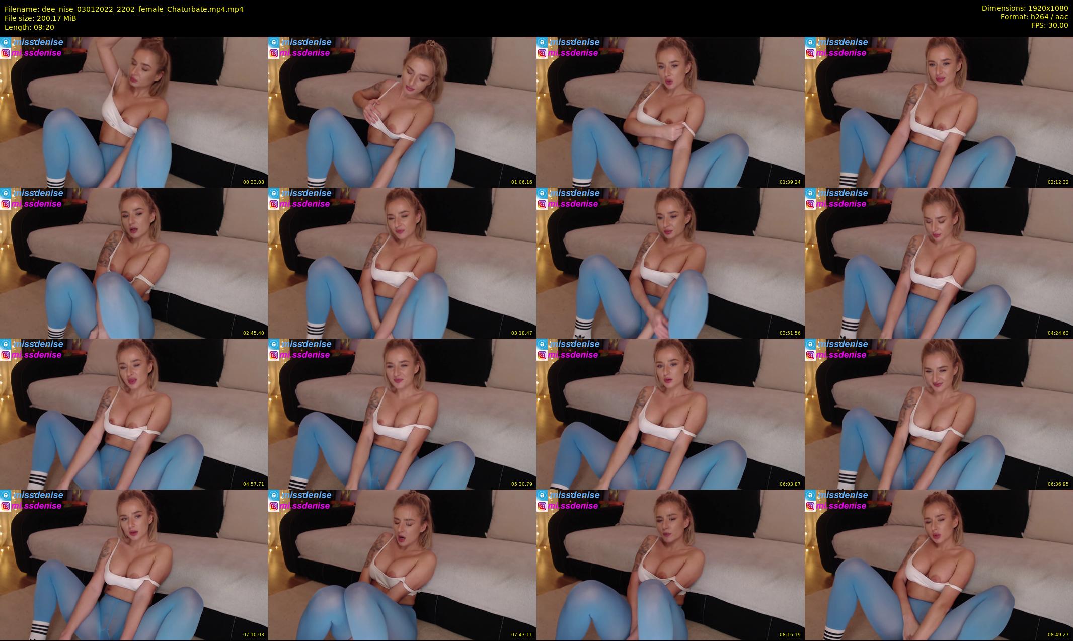 dee_nise — 10 minute Chaturbate female cam show recording, 1080p, Jan 3, 2022