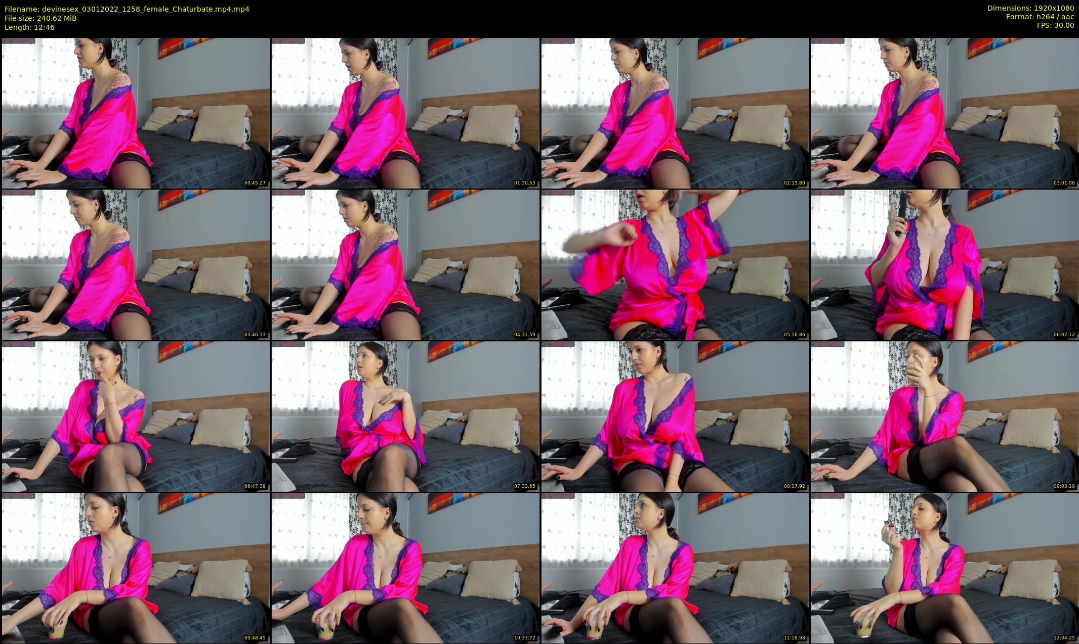 devinesex — 13 minute Chaturbate female cam show recording, 1080p, Jan 3, 2022