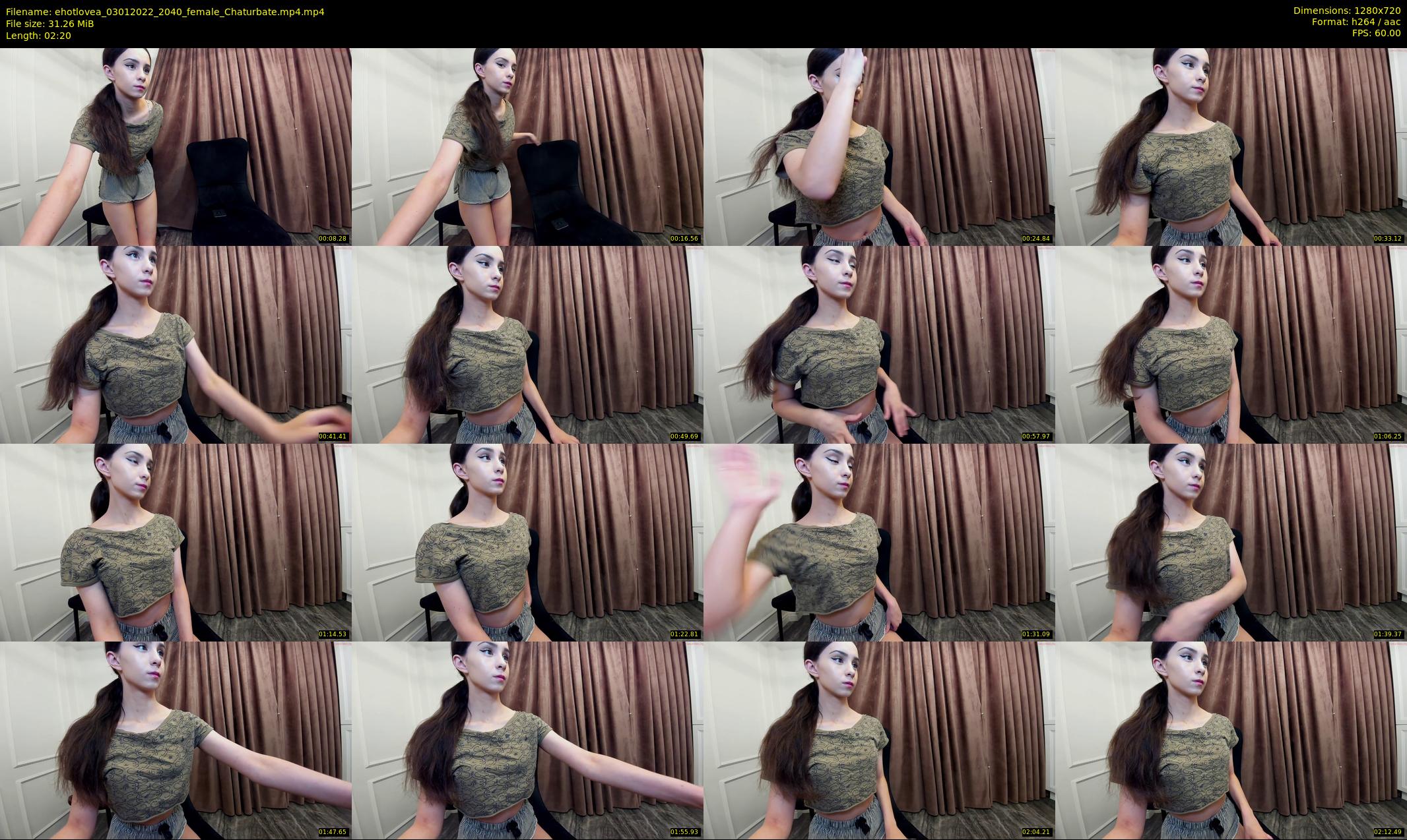 ehotlovea — 3 minute Chaturbate female cam show recording, 720p, Jan 3, 2022