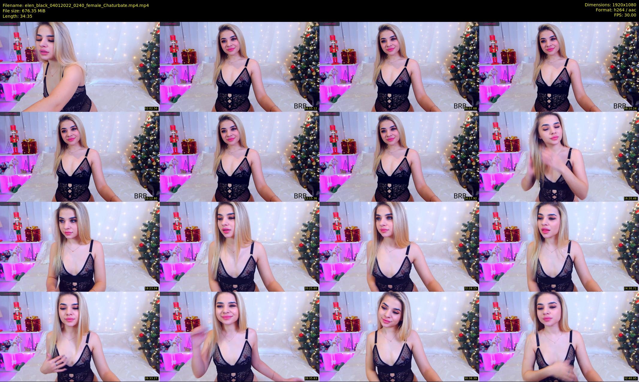elen_black — 35 minute Chaturbate female cam show recording, 1080p, Jan 4, 2022