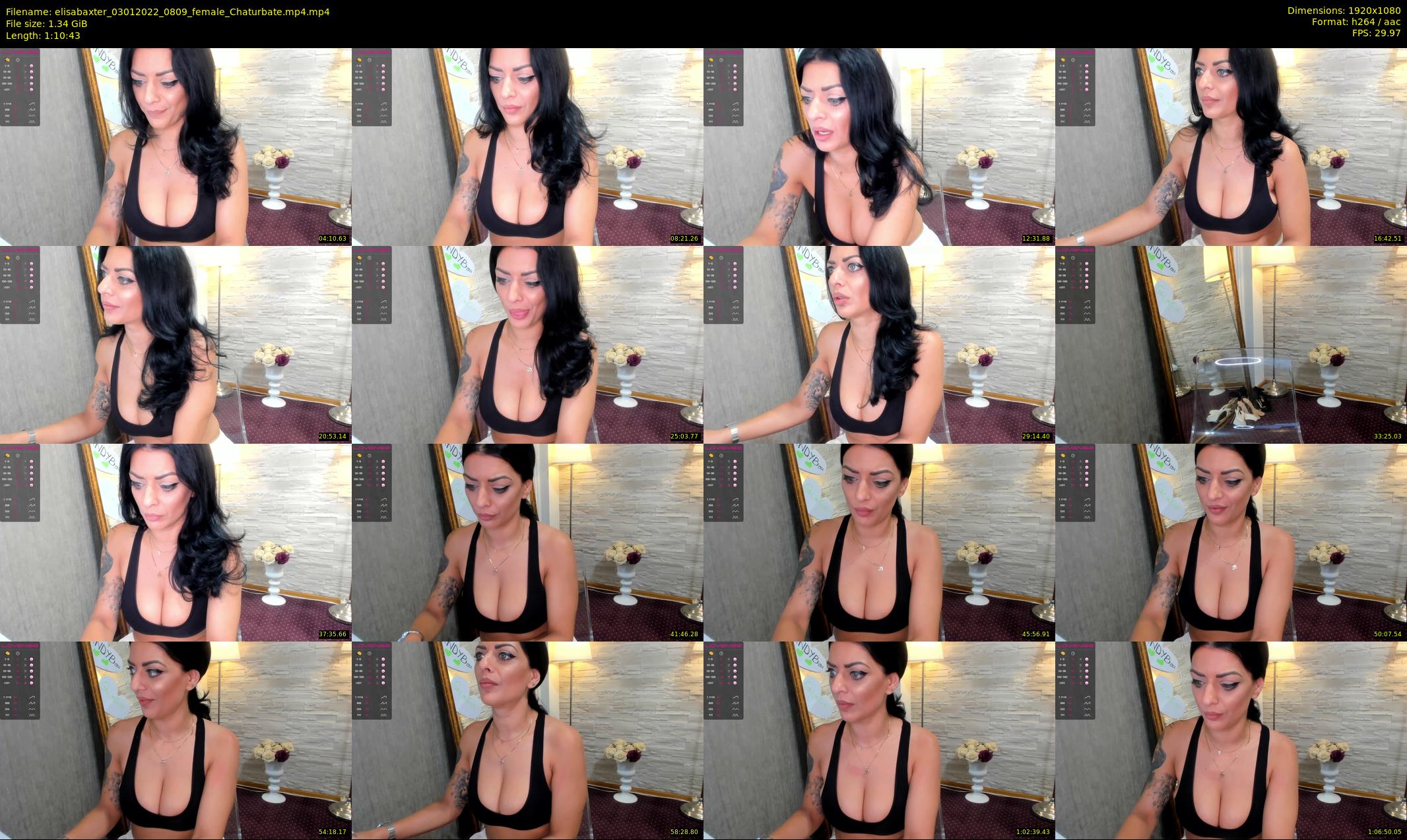 elisabaxter — 71 minute Chaturbate female cam show recording, 1080p, Jan 3, 2022