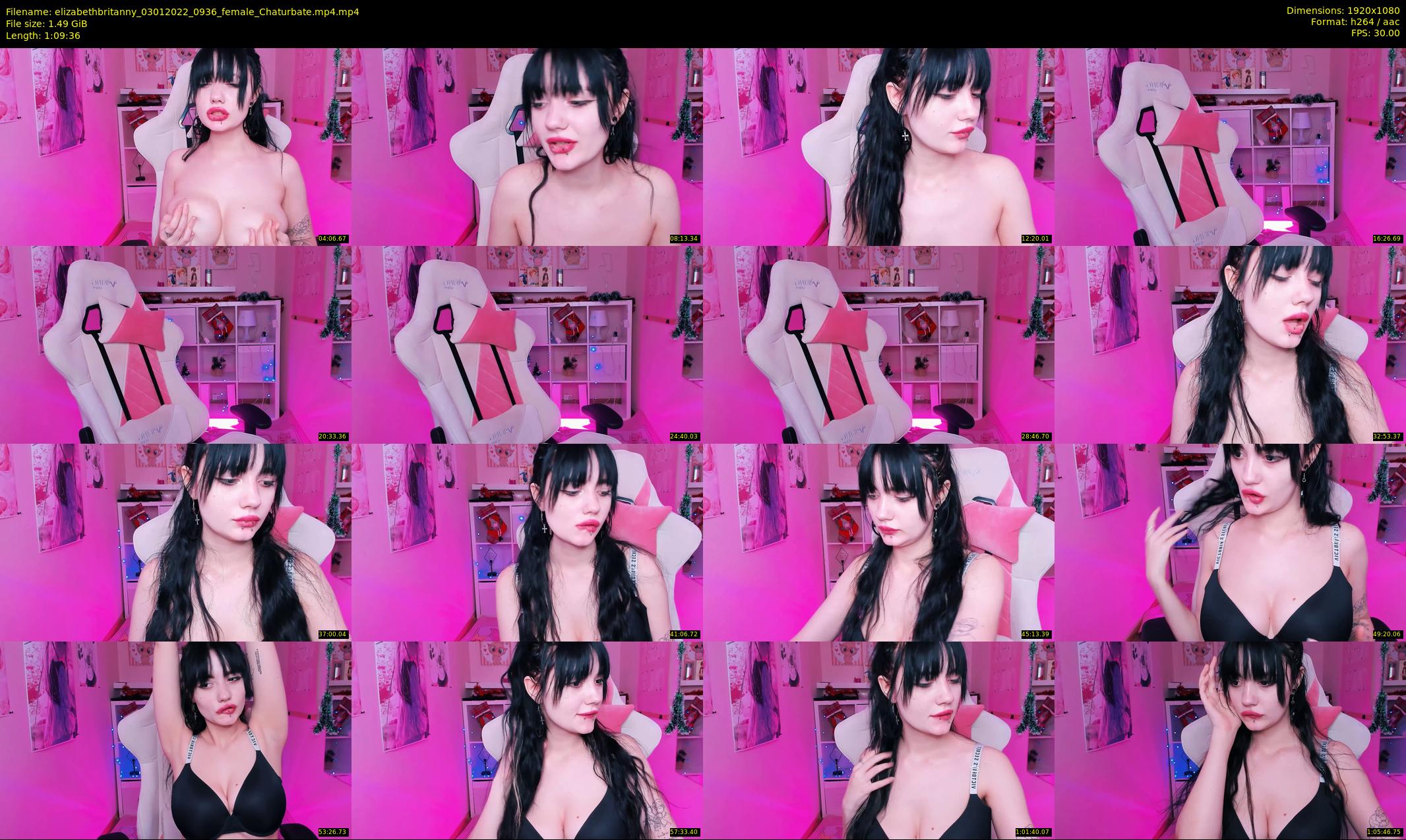 elizabethbritanny — 70 minute Chaturbate female cam show recording, 1080p, Jan 3, 2022