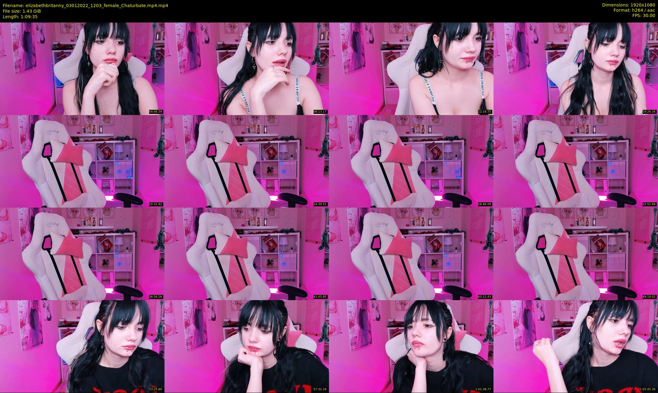 elizabethbritanny — 70 minute Chaturbate female cam show recording, 1080p, Jan 3, 2022