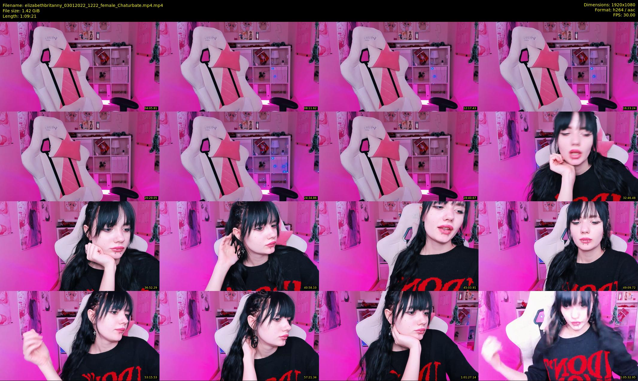 elizabethbritanny — 70 minute Chaturbate female cam show recording, 1080p, Jan 3, 2022