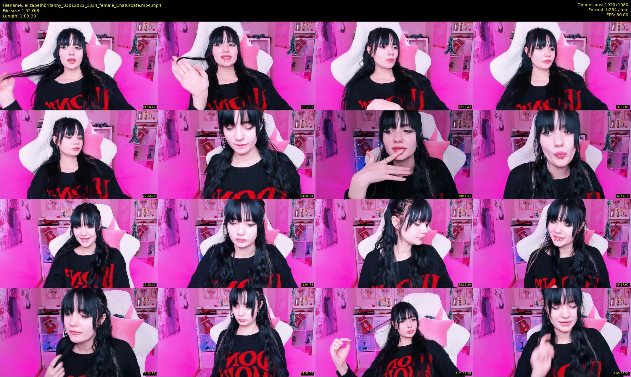 elizabethbritanny — 70 minute Chaturbate female cam show recording, 1080p, Jan 3, 2022