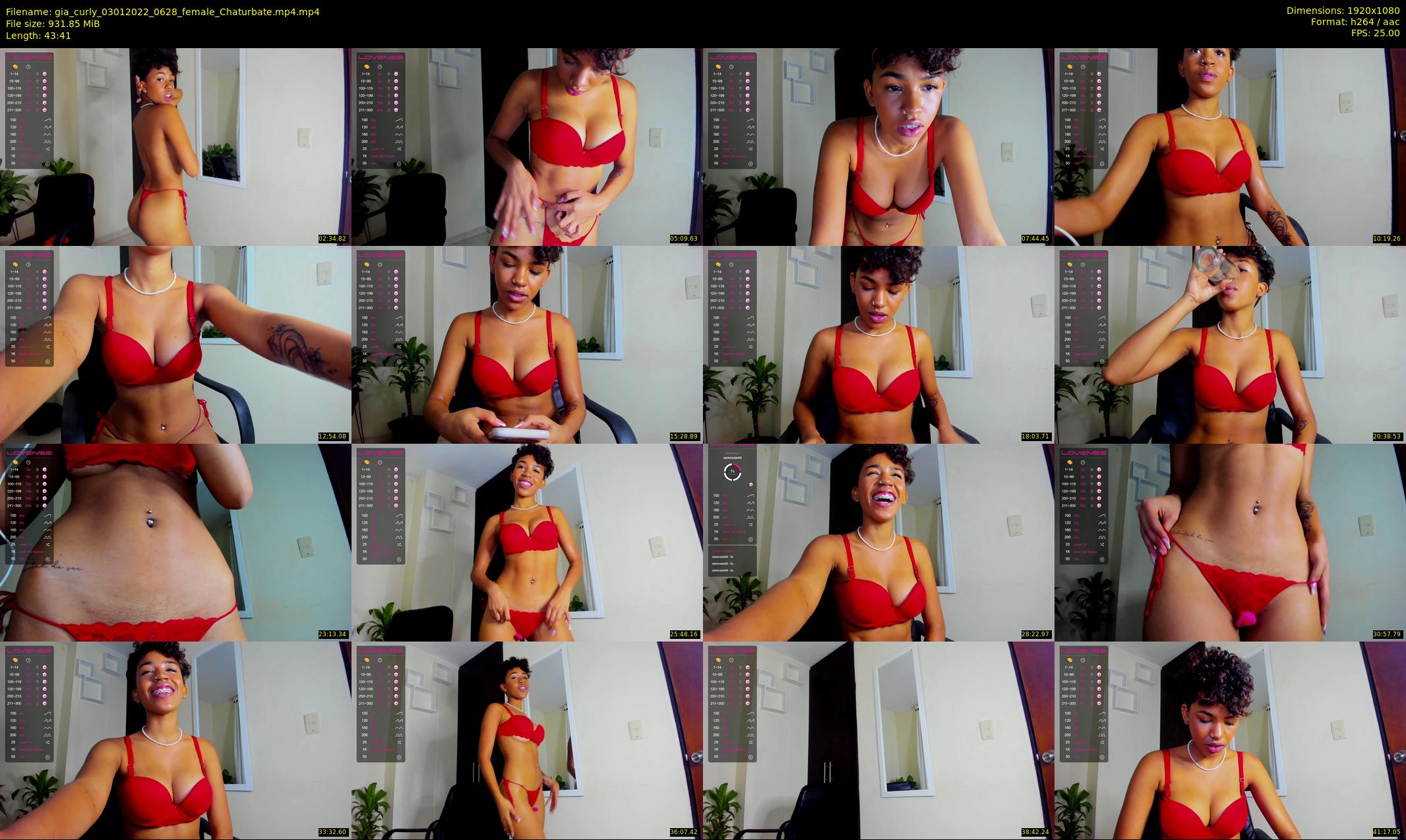 gia_curly — 44 minute Chaturbate female cam show recording, 1080p, Jan 3, 2022