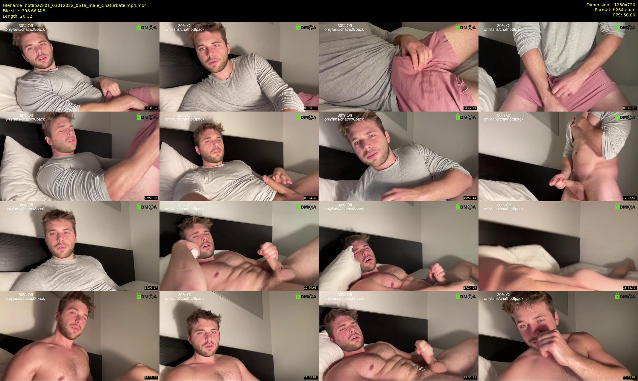 hot8pack01 — 27 minute Chaturbate male cam show recording, 720p, Jan 3, 2022