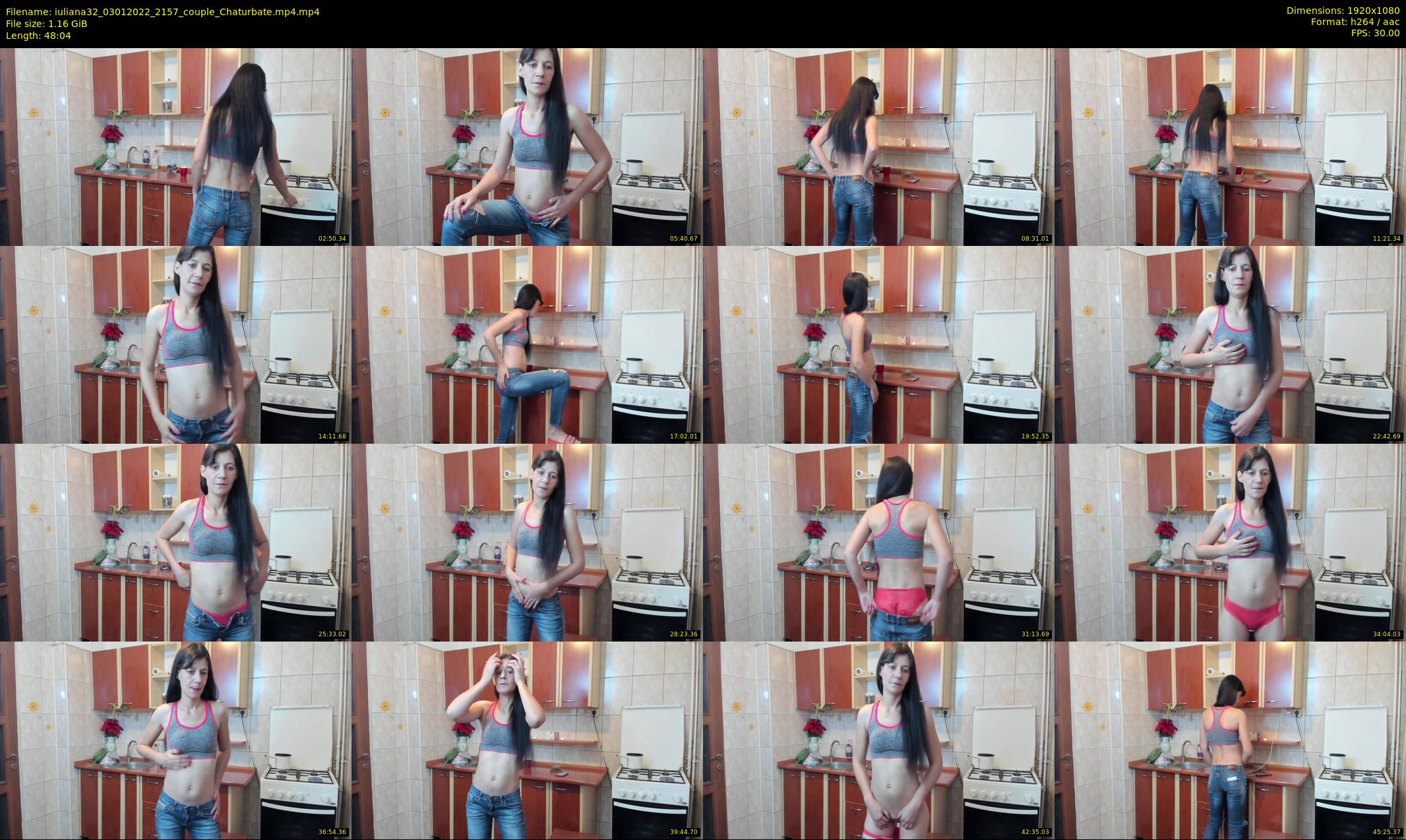 iuliana32 — 49 minute Chaturbate couple cam show recording, 1080p, Jan 3, 2022