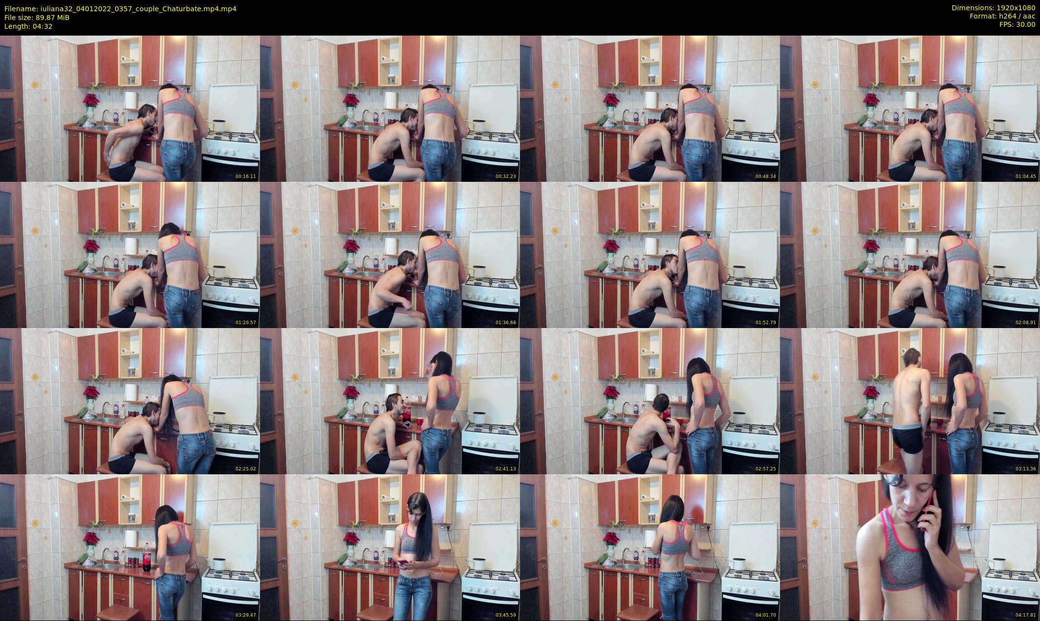 iuliana32 — 5 minute Chaturbate couple cam show recording, 1080p, Jan 4, 2022