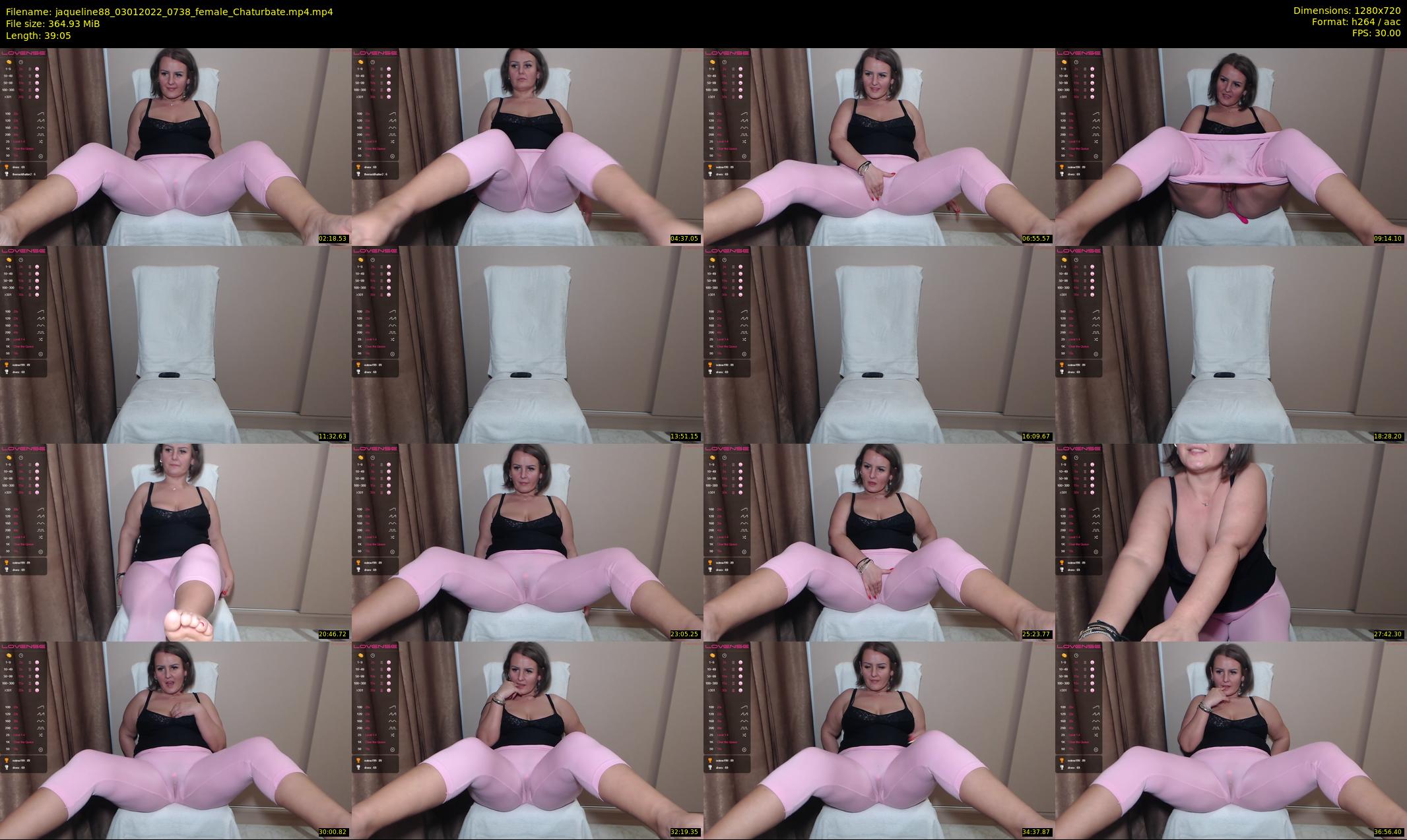 jaqueline88 — 40 minute Chaturbate female cam show recording, 720p, Jan 3, 2022