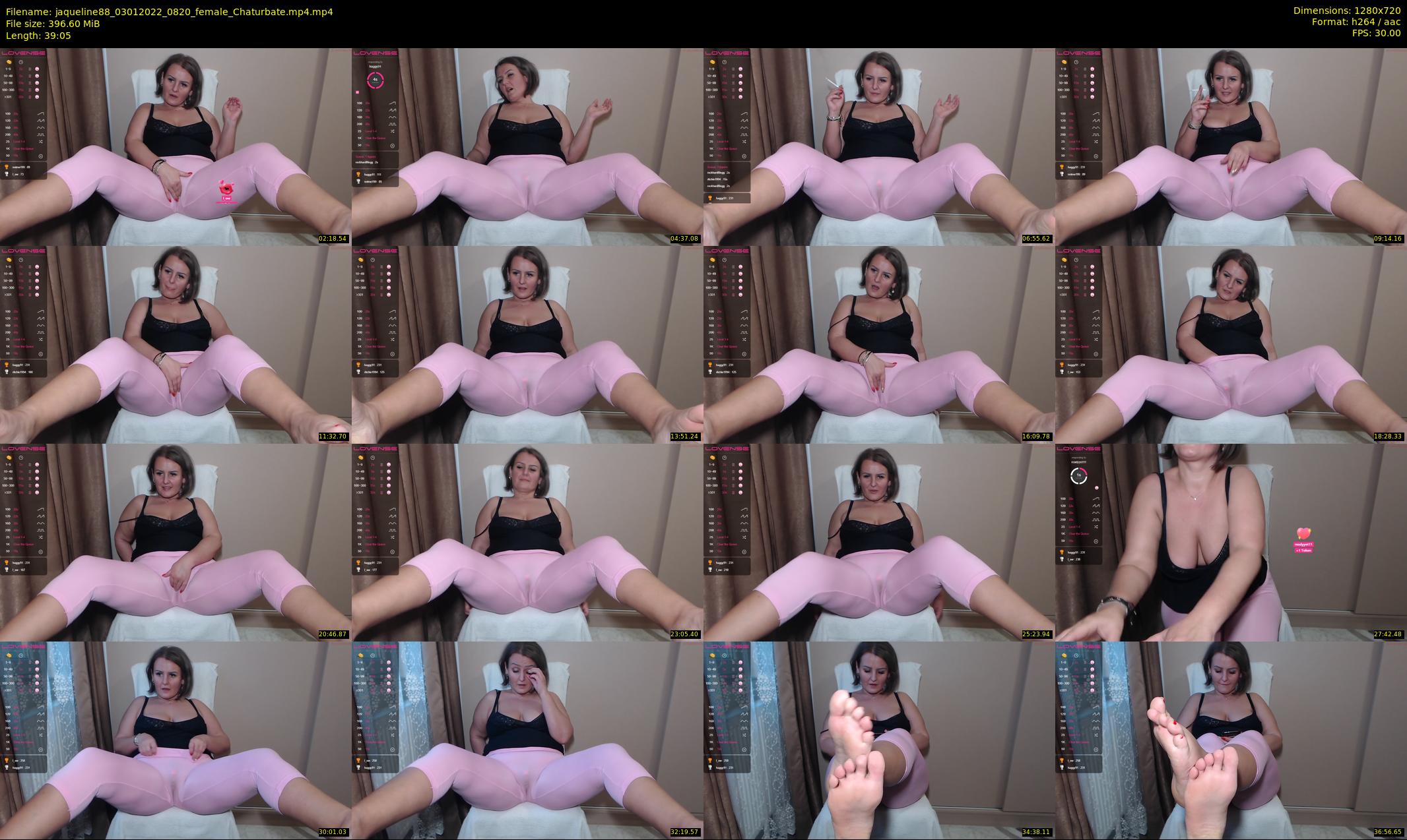 jaqueline88 — 40 minute Chaturbate female cam show recording, 720p, Jan 3, 2022