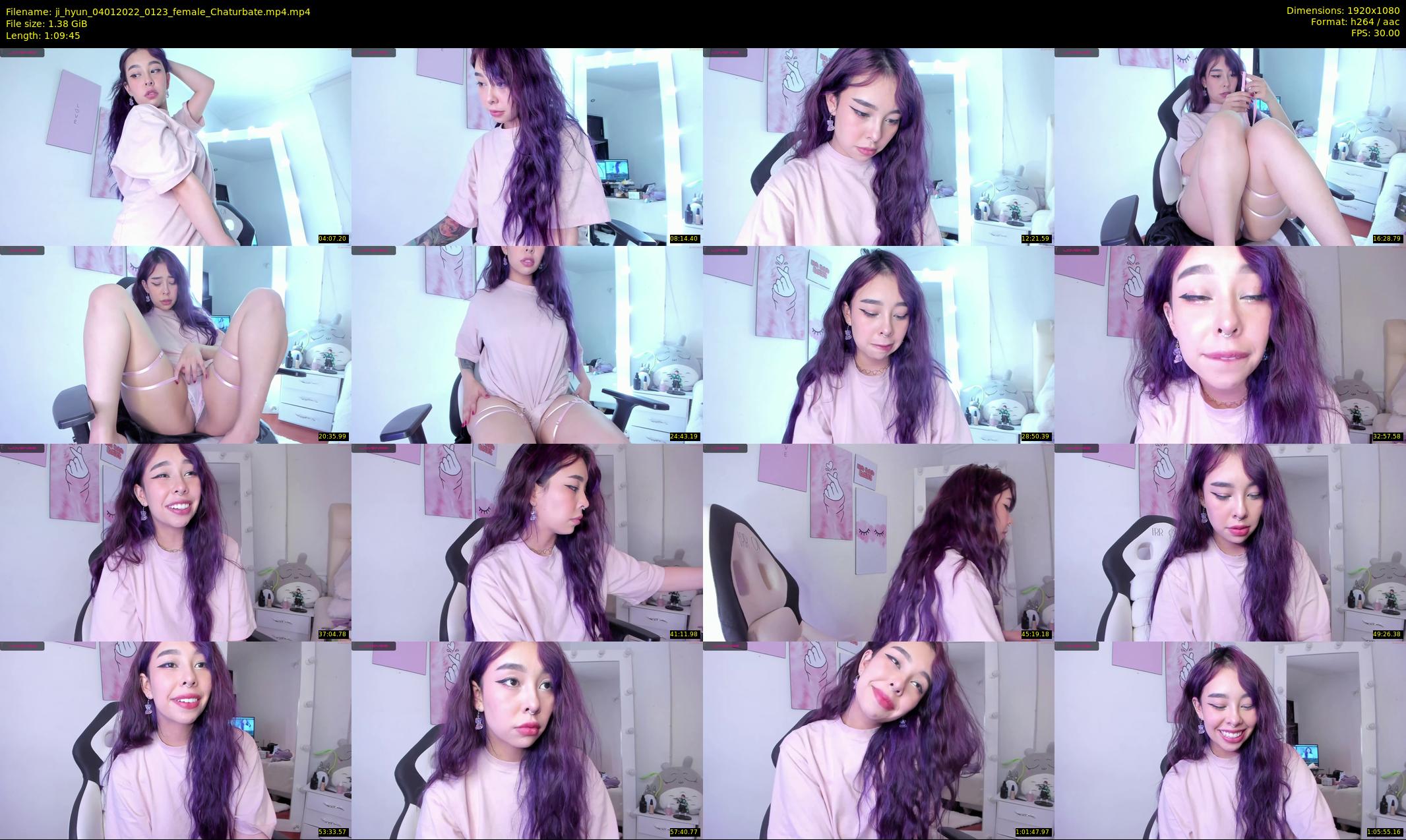 ji_hyun — 70 minute Chaturbate female cam show recording, 1080p, Jan 4, 2022