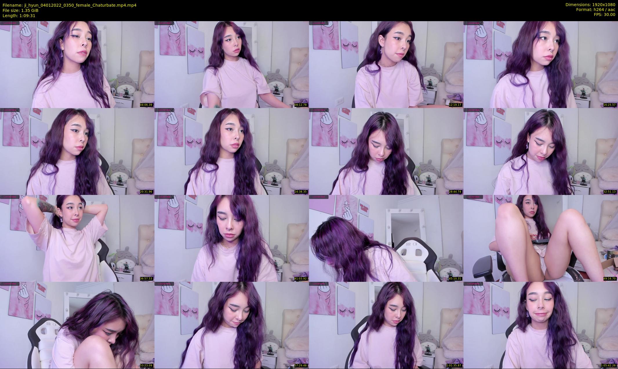 ji_hyun — 70 minute Chaturbate female cam show recording, 1080p, Jan 4, 2022