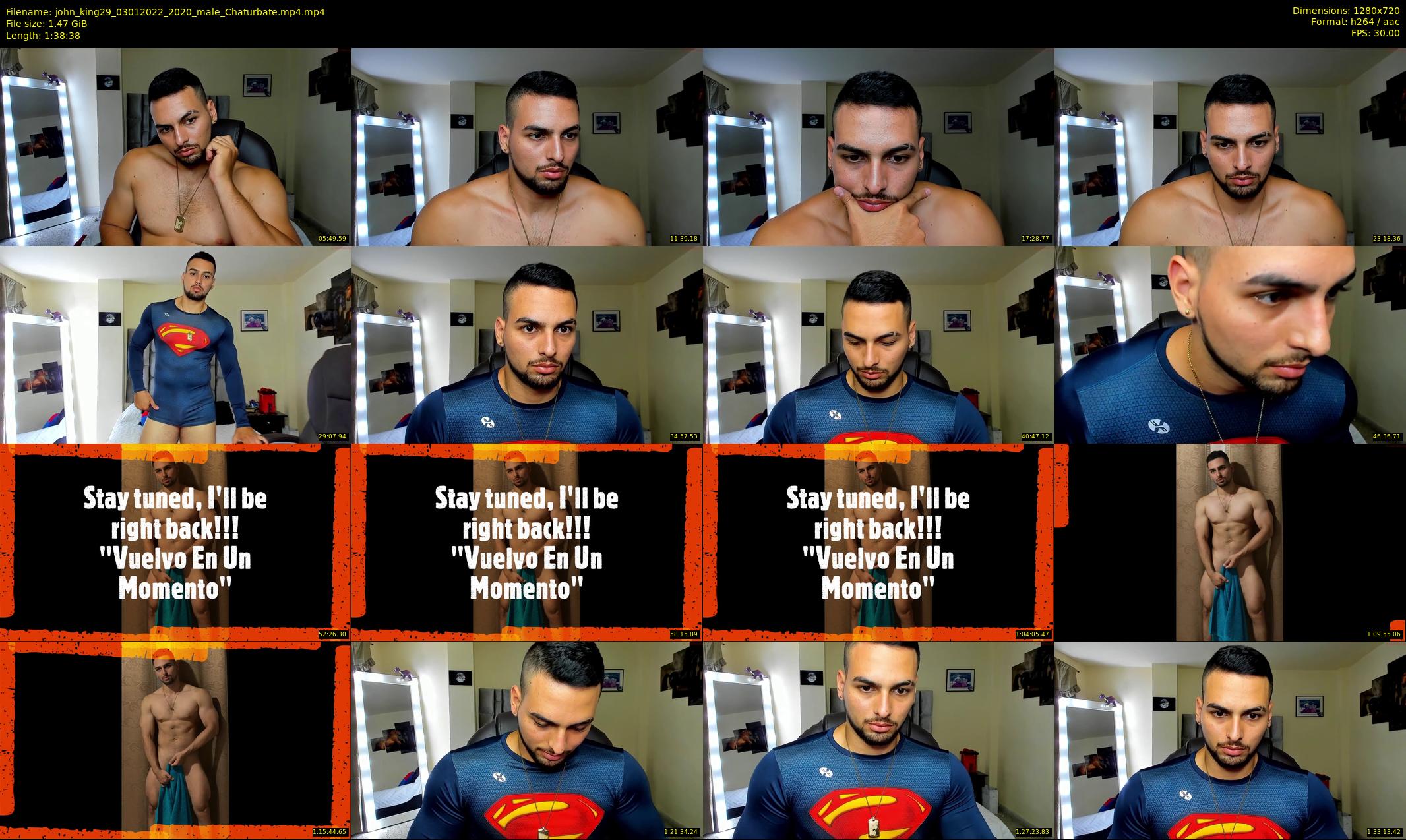 john_king29 — 99 minute Chaturbate male cam show recording, 720p, Jan 3, 2022