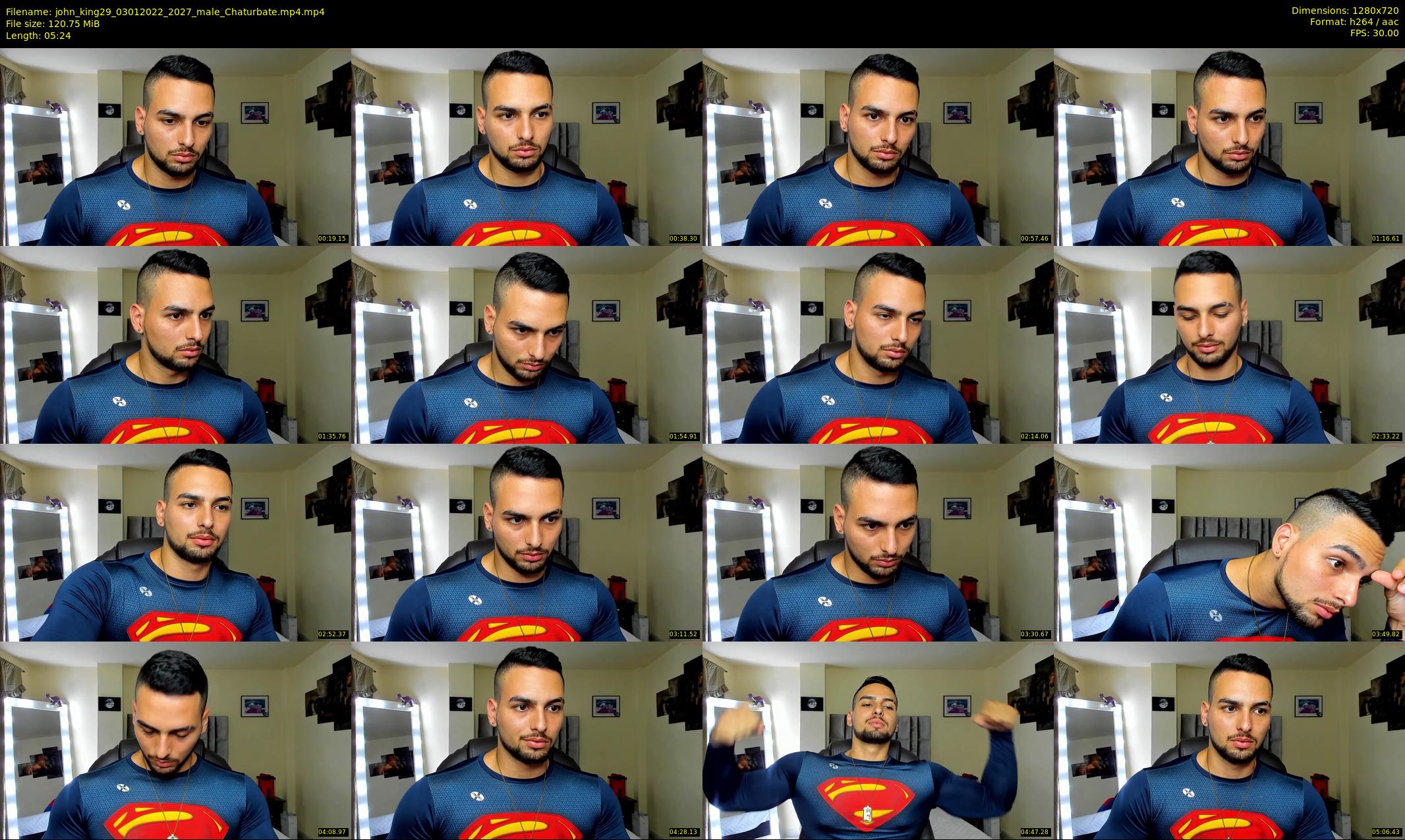 john_king29 — 6 minute Chaturbate male cam show recording, 720p, Jan 3, 2022