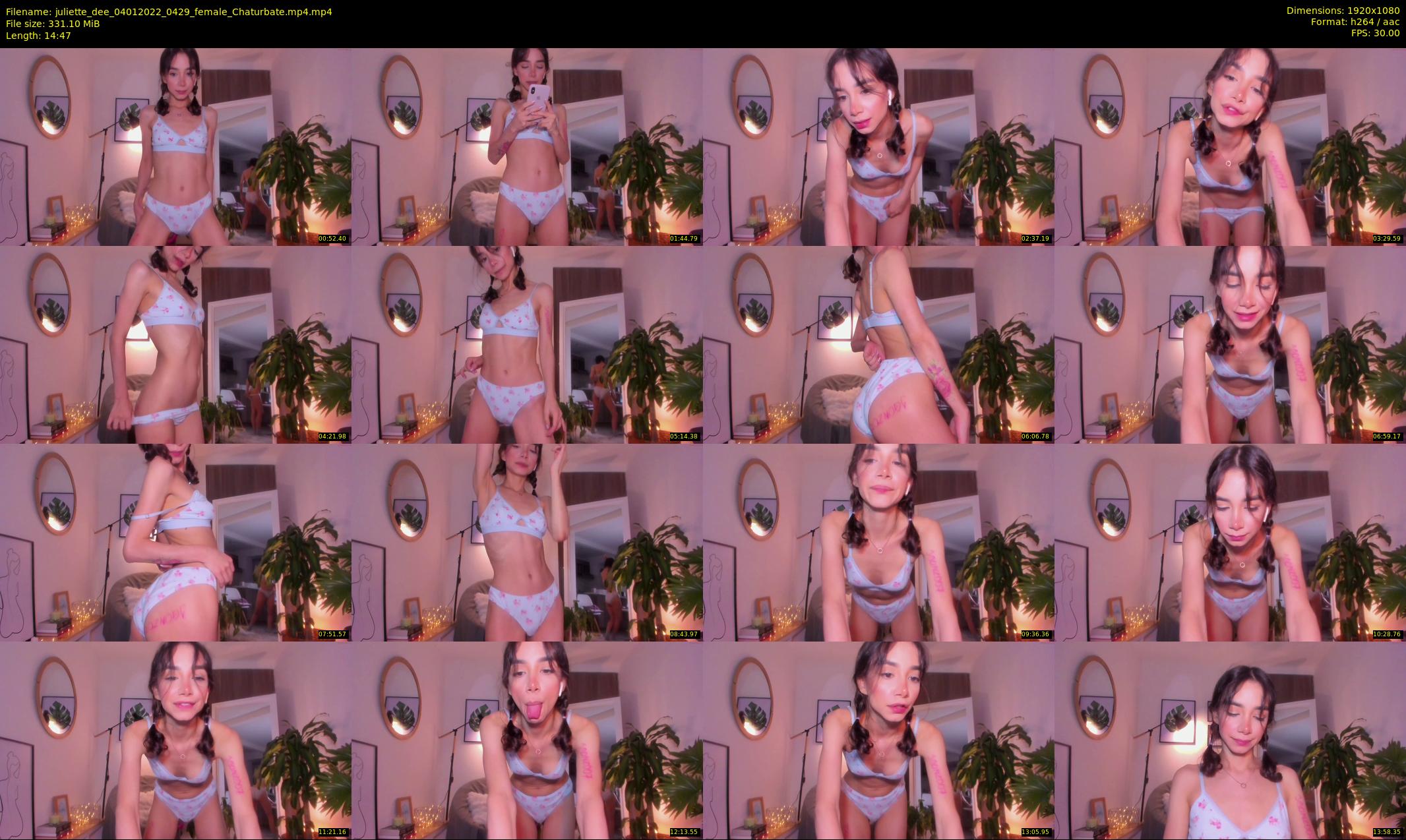 juliette_dee — 15 minute Chaturbate female cam show recording, 1080p, Jan 4, 2022