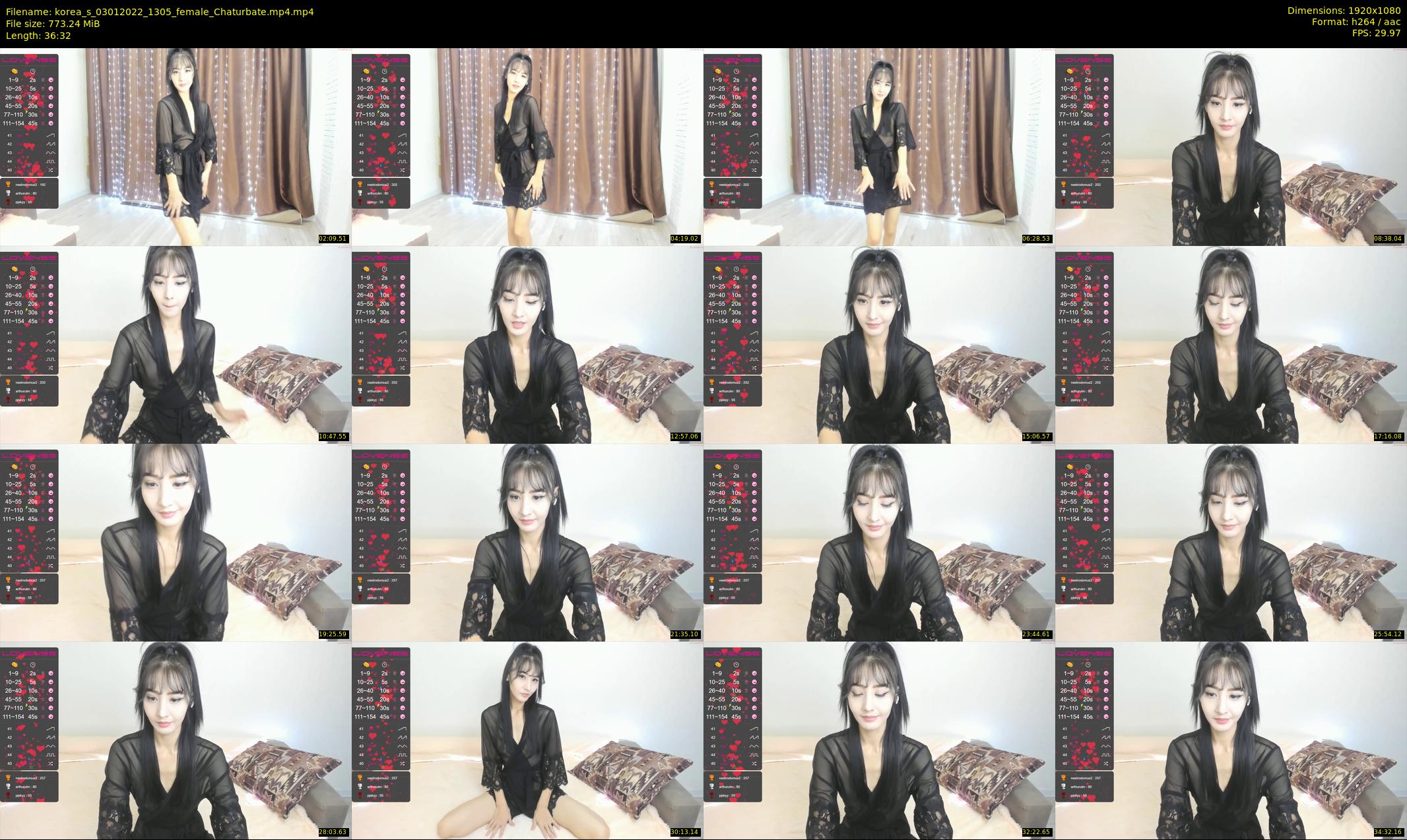 korea_s — 37 minute Chaturbate female cam show recording, 1080p, Jan 3, 2022